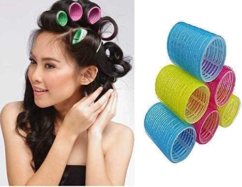 Heatless Hair Rollers for Women - 6 Pcs Spiral Curling Rods Set | No Heat Magic Hair Curlers | Soft Foam Rollers for Overnight Curls | Perfect for Home, Travel & Special Occasions