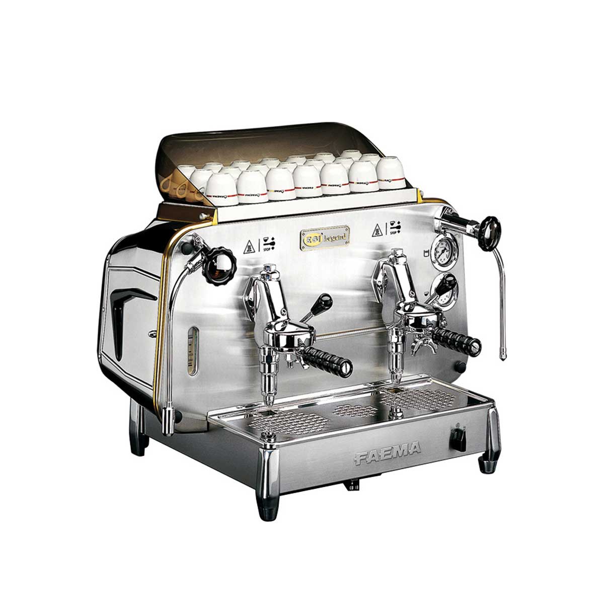 Faema E61 Legend Semi-Automatic Espresso Machine - Professional Coffee Maker for Home & Cafe Use - Perfect for Espresso, Cappuccino, and Latte Lovers