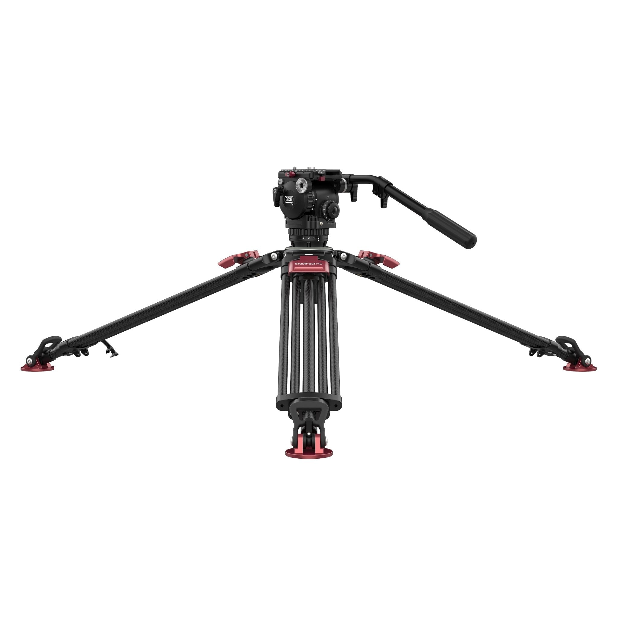 SCG T6 StediFast HD Tripod System - Professional Camera Tripod with Quick Release Plate for DSLR, Mirrorless & Video Cameras - Perfect for Travel, Vlogging & Outdoor Photography