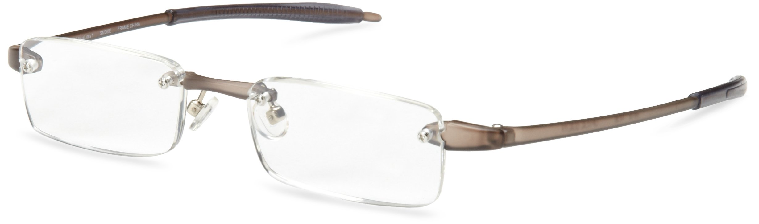 Lightweight Rimless Rectangle Reading Glasses for Men & Women - Visualites 1 | Perfect for Reading, Computer Work & Daily Use