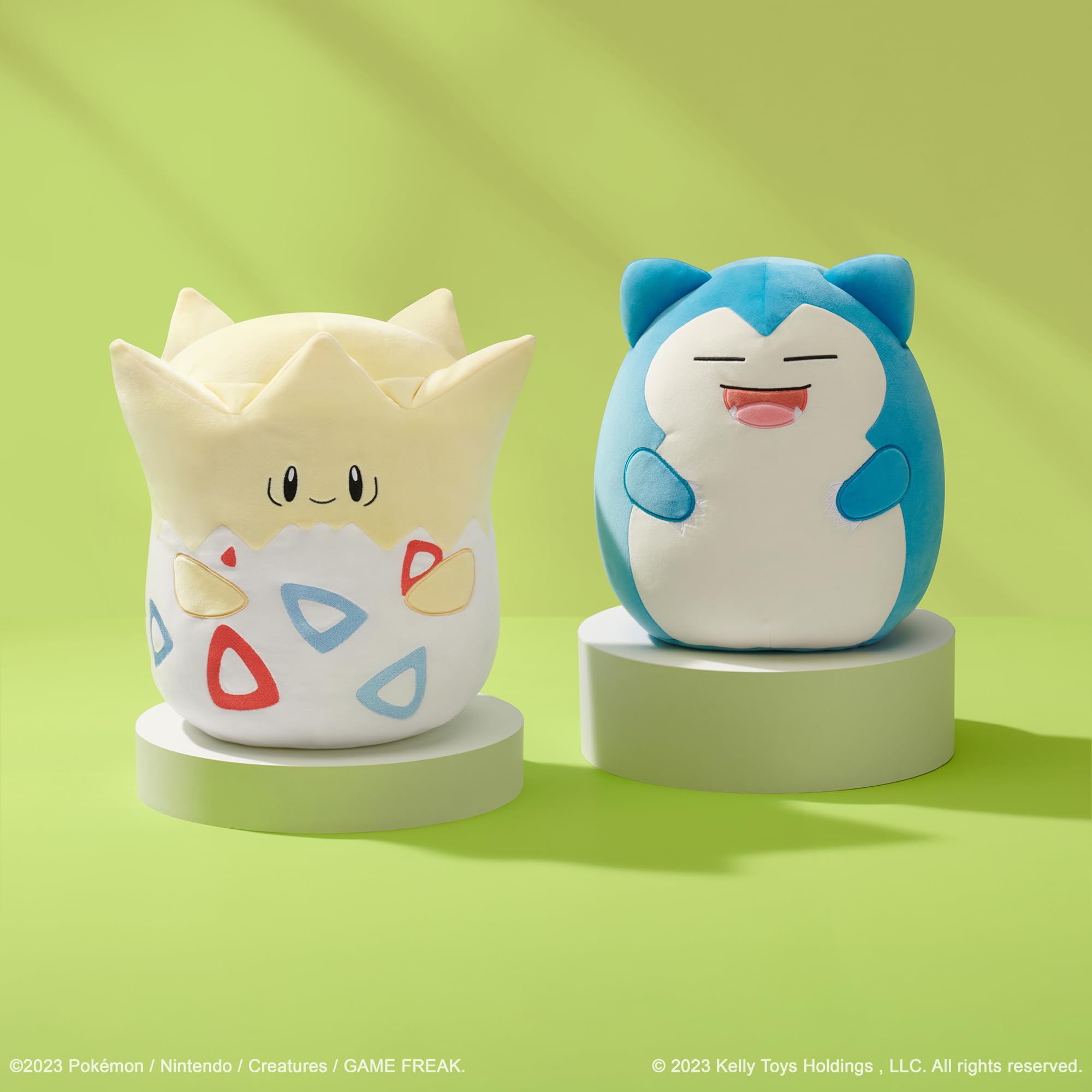 14-Inch Squishmallows Pokemon Togepi Plush Toy - Ultra Soft Large Stuffed Animal, Official Jazwares Licensed Collectible - Perfect for Cuddling, Gift Giving, and Pokemon Fan Collections