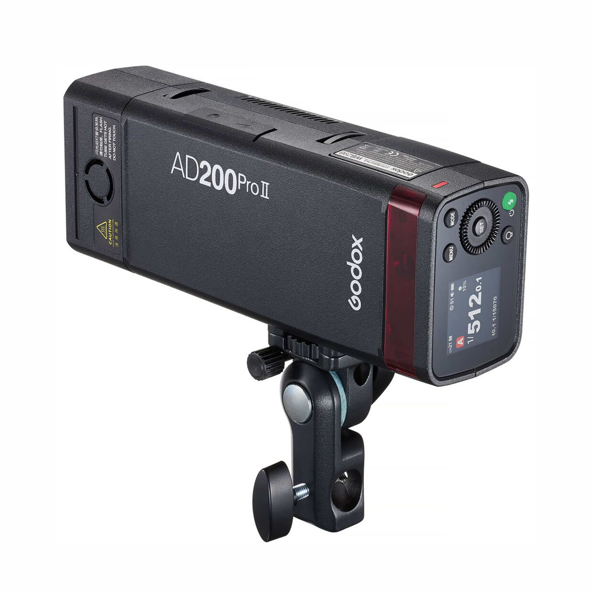 Godox AD200Pro II TTL Pocket Flash - 200Ws Portable Strobe Light with HSS & Wireless Control for Outdoor Photography, Studio Lighting, and On-Location Shoots