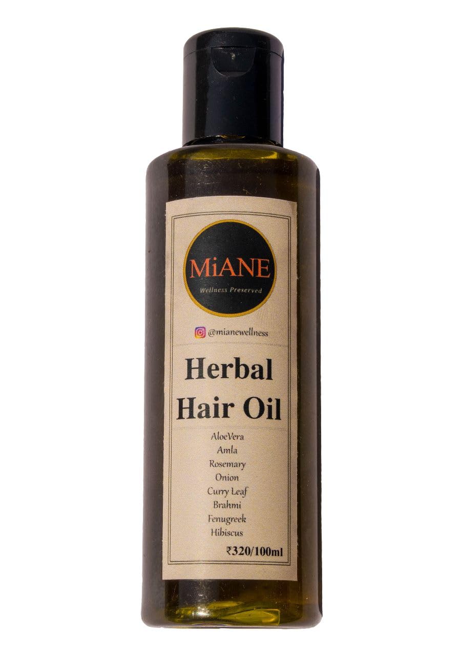 MiANE Herbal Hair Oil for Growth & Repair - Natural Hair Treatment for Thicker, Stronger Hair - Perfect for Daily Use, Styling & Scalp Care