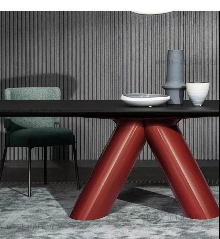 Luxury Italian Marble Dining Table - Elegant Stone Tabletop for Modern Dining Room & Kitchen Decor