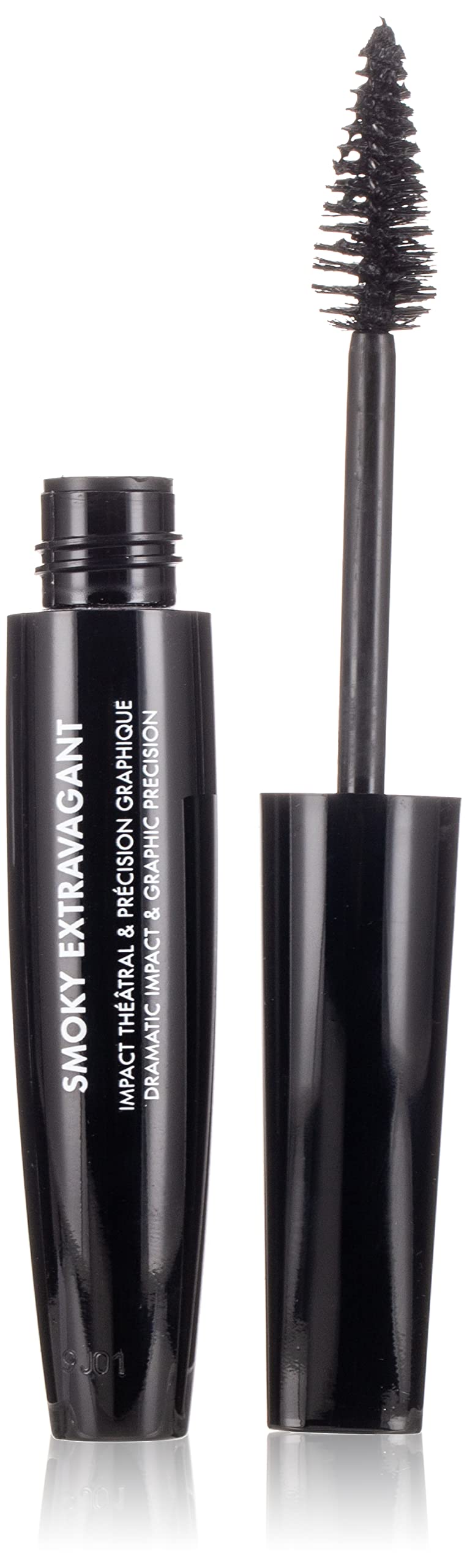Make Up For Ever Smoky Extravagant Mascara - Volumizing & Lengthening Black Mascara (0.23 oz) for Dramatic Lashes - Perfect for Night Out & Special Occasions