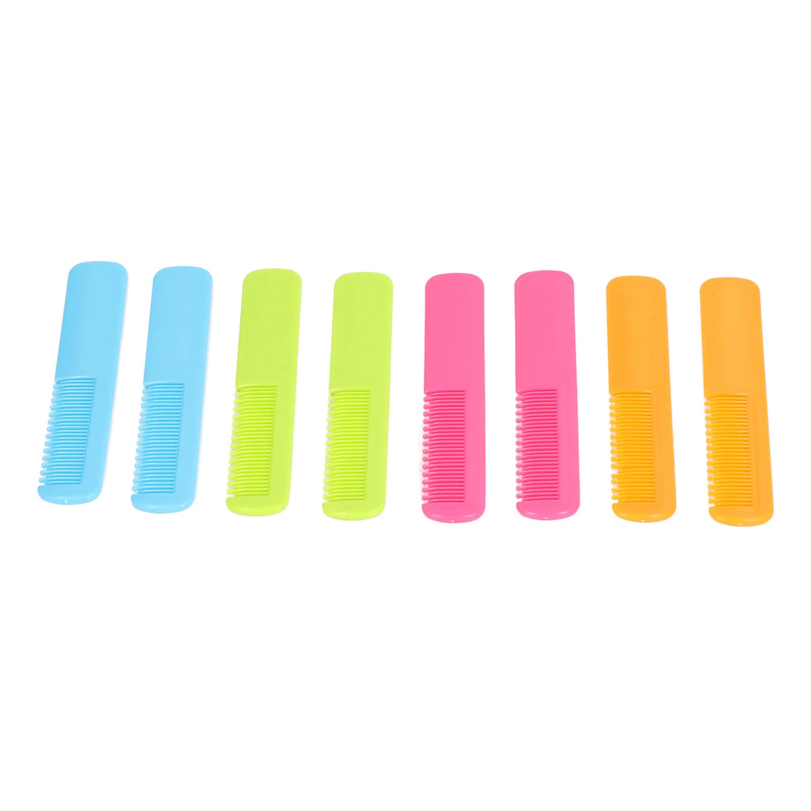 8-Piece Baby Hair Comb Set - Soft, Flexible & Colorful Round Teeth for Gentle Hair Care | Perfect for Newborns, Toddlers & Kids at Home or Travel