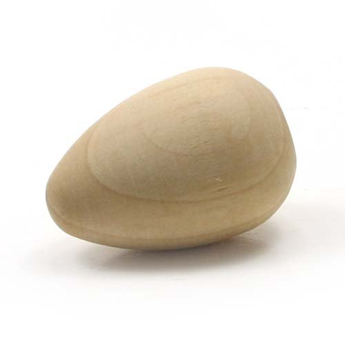 MyLittleWoodShop - Unfinished Wooden Eggs - Pack of 6 - 7/8
