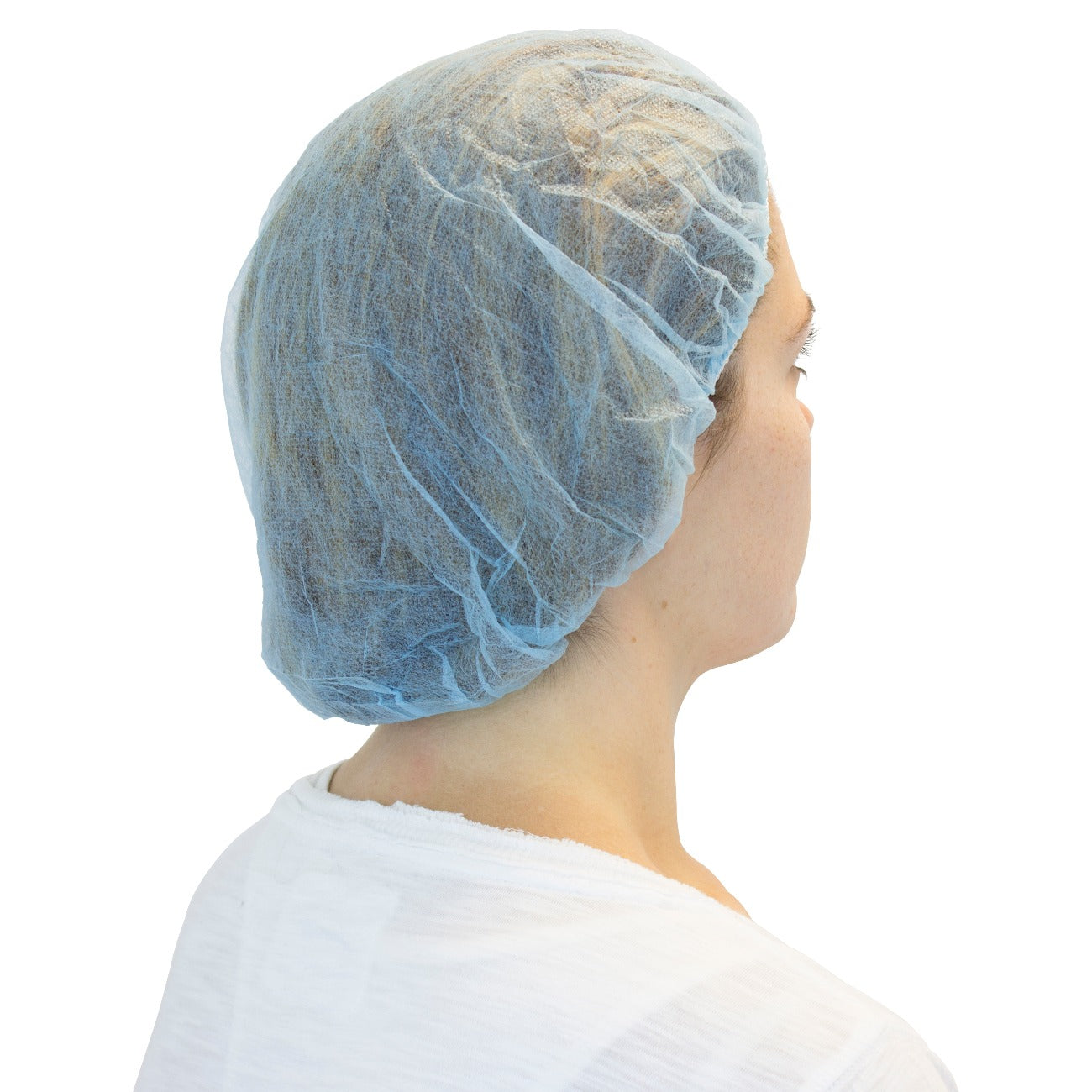 21 Count Blue Disposable Bouffant Caps (1000 per Case) - Perfect for Hospitals, Salons, Food Service & Industrial Use