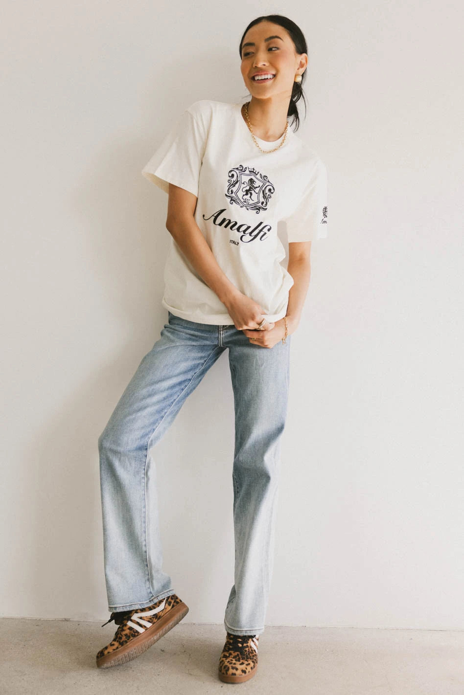 Amalfi Graphic Tee - Stylish Casual T-Shirt for Men & Women | Perfect for Summer Outfits, Beach Vacations & Everyday Wear | FINAL SALE