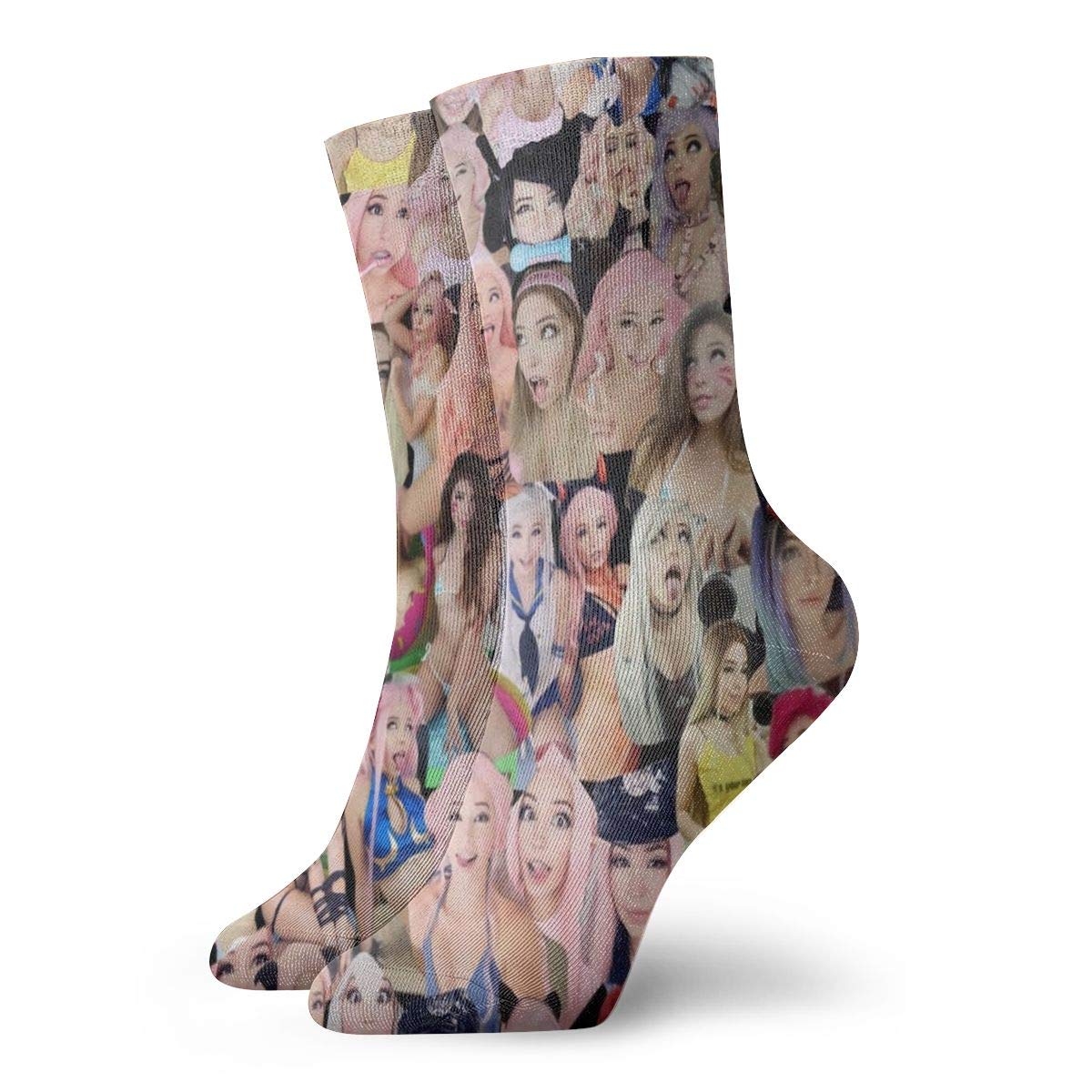 Belle Delphine Novelty Pattern Socks - Breathable Cotton Dress Socks for Men, Women & Kids - Perfect Gift for Cosplay, Anime Fans & Kawaii Fashion Lovers