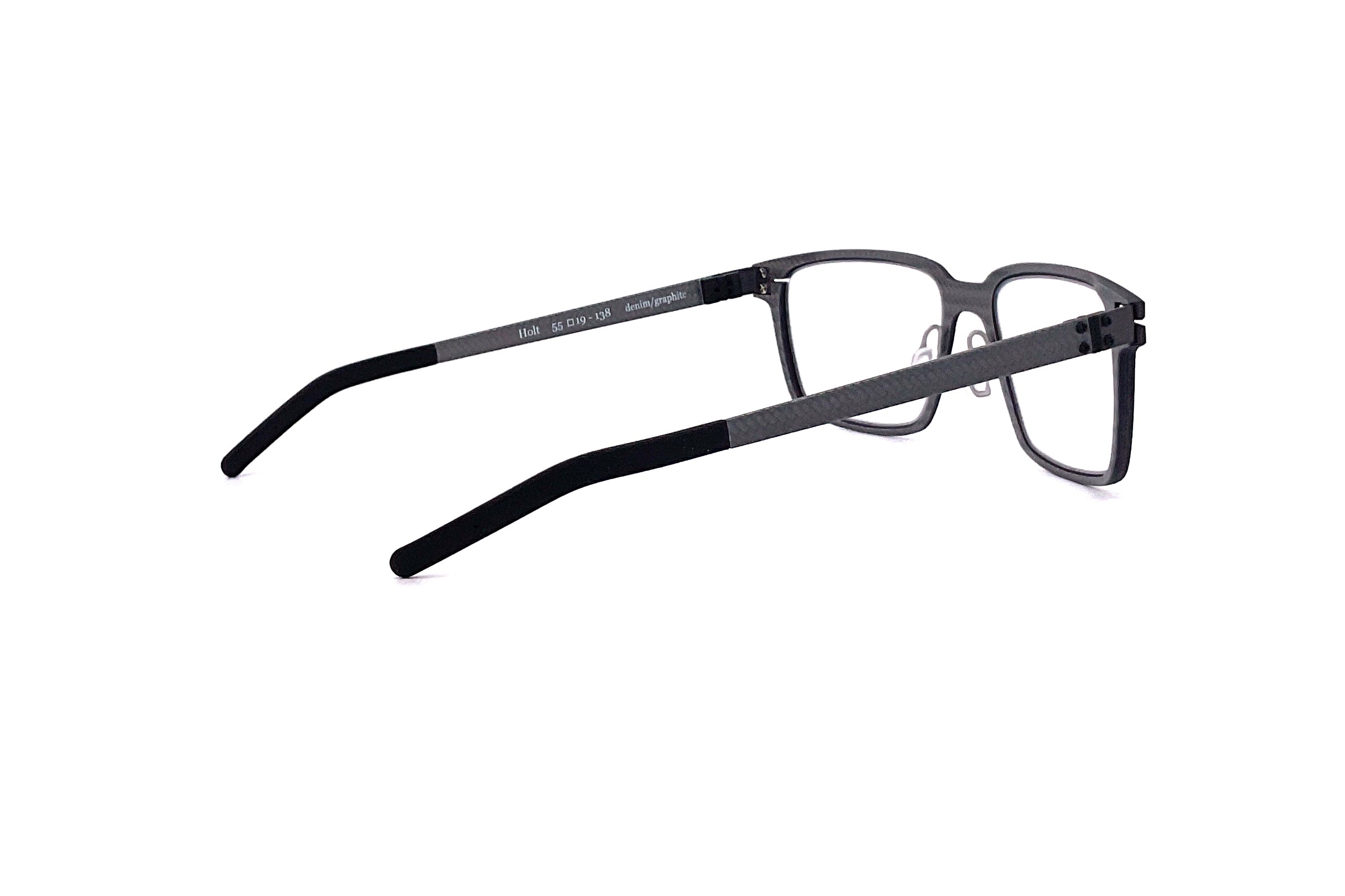 Blac Eyewear Holt Sunglasses - Denim & Graphite Frame Polarized UV Protection - Perfect for Outdoor Sports, Driving, and Fashion Accessories