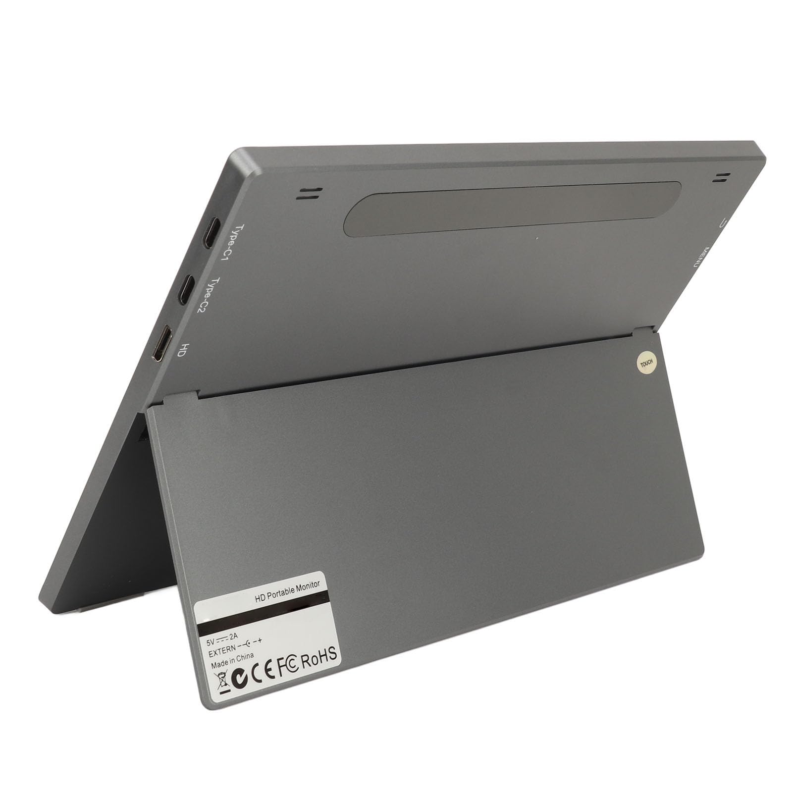 10.5 Inch Huairdum Touchscreen Monitor - IPS HD Display, 3D Stereo Sound, 16:9 Aspect Ratio, High Accuracy for PC/Laptop - Perfect for Digital Signage, Kiosks, Home Office & Interactive Presentations