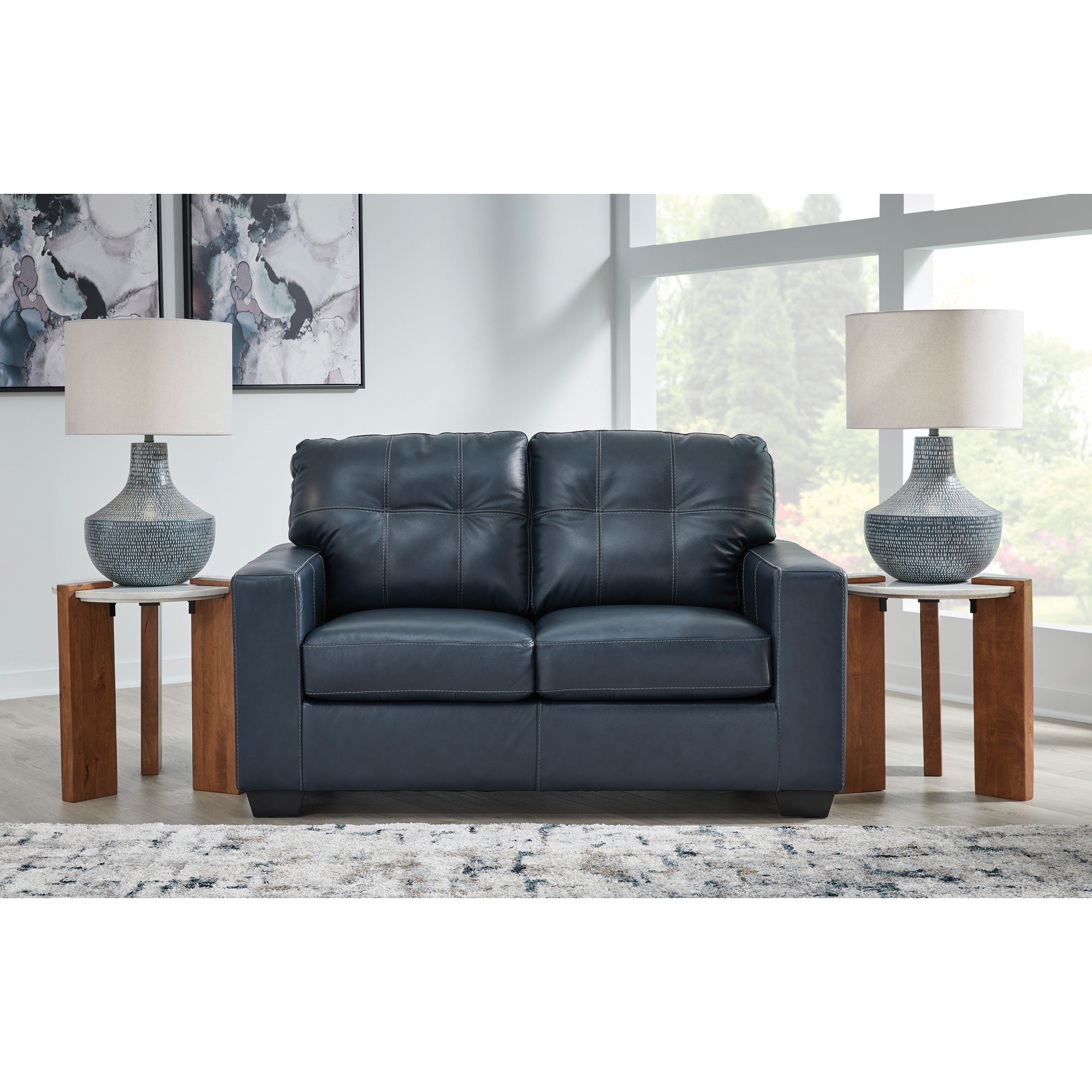 Stylish Santorine Loveseat - Modern Two-Seater Sofa for Small Spaces | Perfect for Living Rooms, Apartments & Cozy Corners