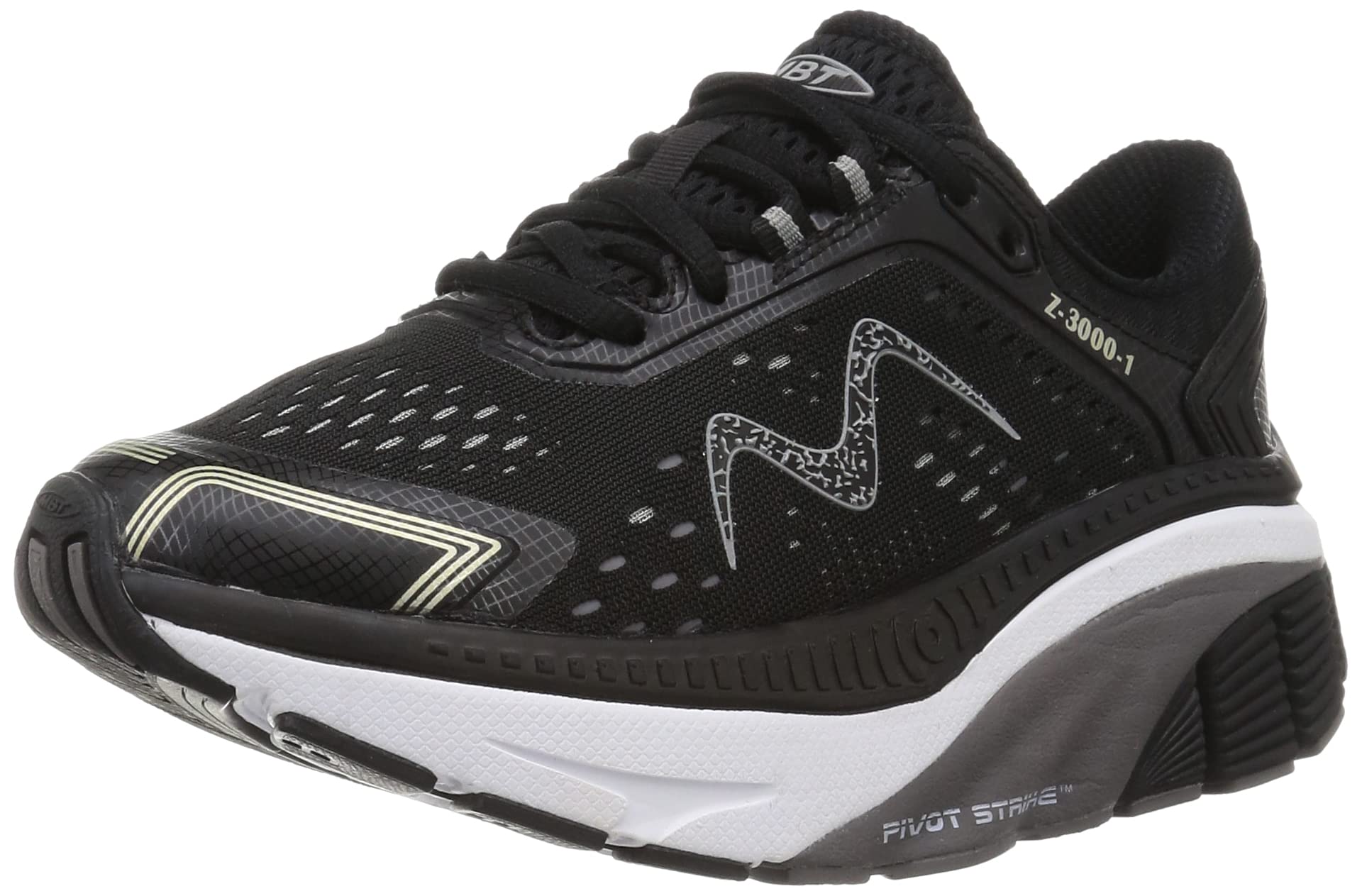 MBT Huracan-3000 Men's Breathable Running Shoes with Lace-Up Closure - Lightweight Athletic Sneakers for Jogging, Gym Workouts & Daily Wear