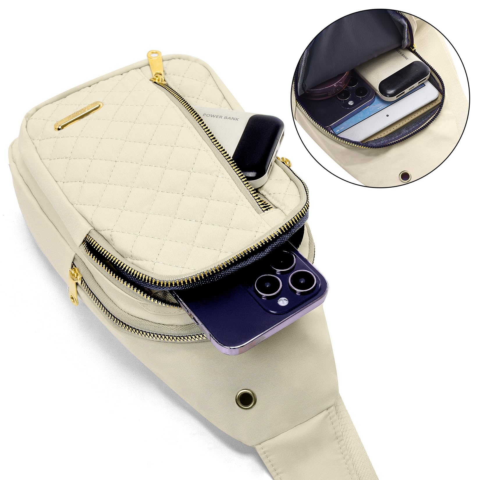 Stylish Unisex Crossbody Sling Bag for Women & Men - Lightweight Casual Shoulder Backpack for Travel, Hiking, and Everyday Use