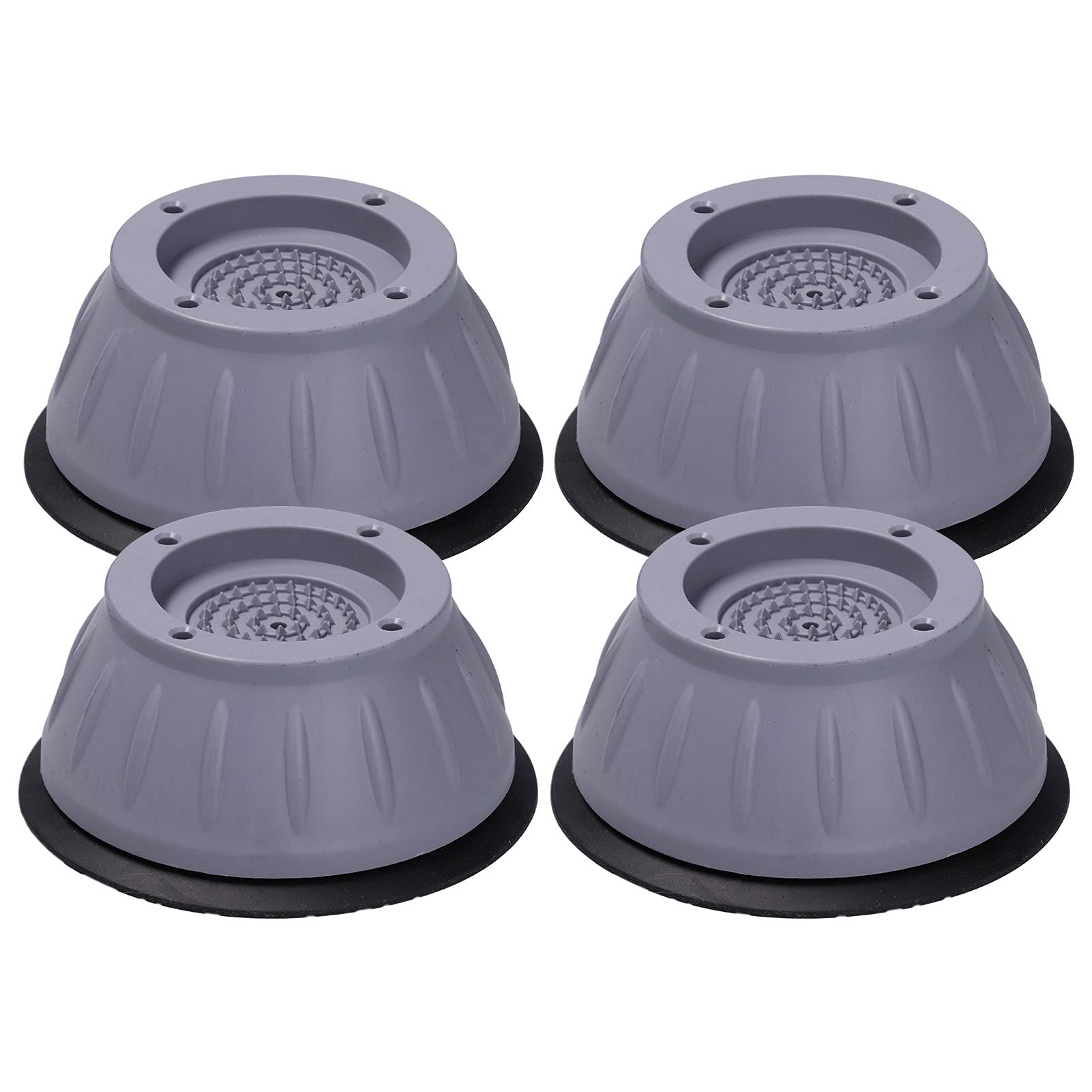 Anti-Vibration Washing Machine Pads - Heavy Duty Non-Slip Rubber Feet for Washer & Dryer - Noise Reduction & Floor Protection - Perfect for Laundry Rooms, Apartments & Hardwood Floors