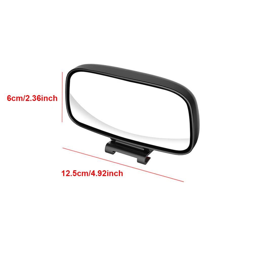 Universal Adjustable Wide Angle Side Rear View Mirrors for Cars - Blind Spot Elimination, Easy Snap-On Installation - Perfect for Highway Driving, Parking & Enhanced Safety