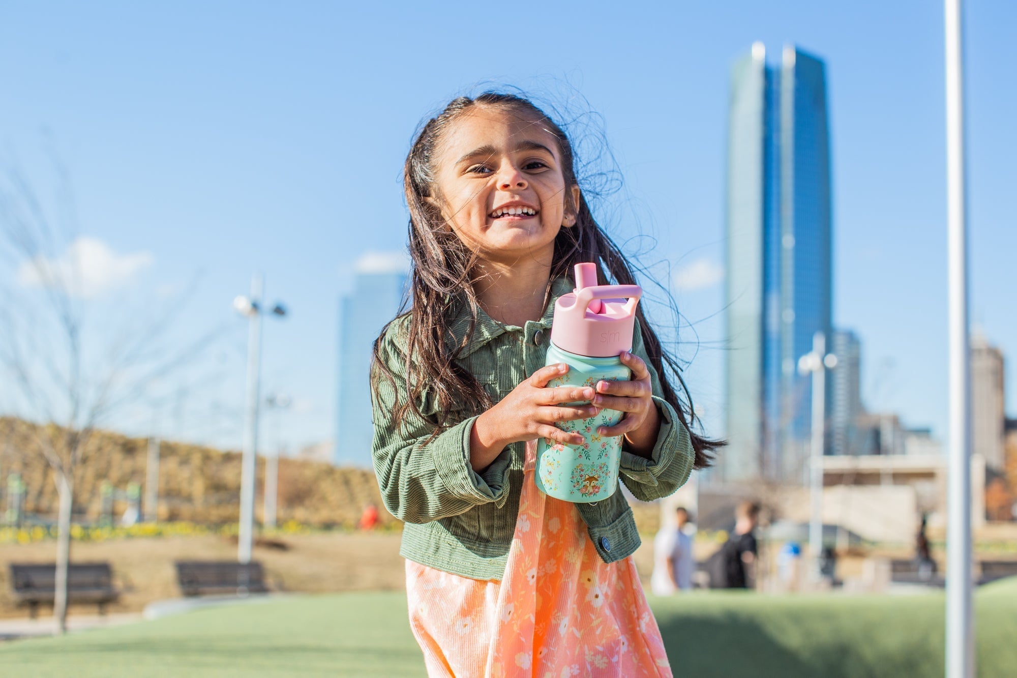 Summit Kids Insulated Water Bottle with Straw Lid - Leak Proof, BPA Free, 12oz - Perfect for School, Sports & Outdoor Activities