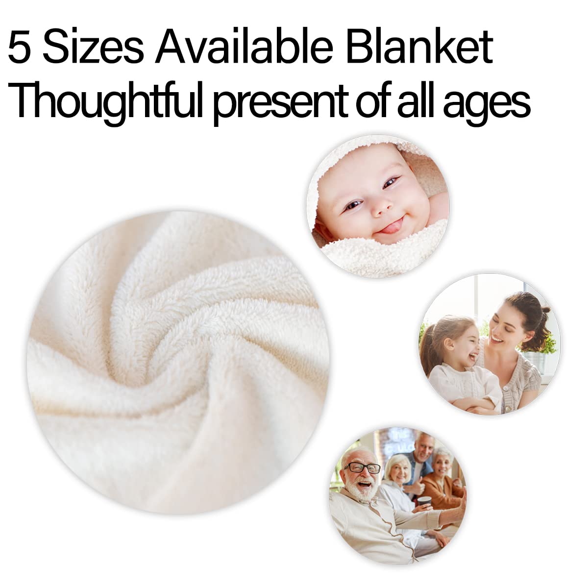 Jejeloiu Soft Flannel Fleece Throw Blanket 40
