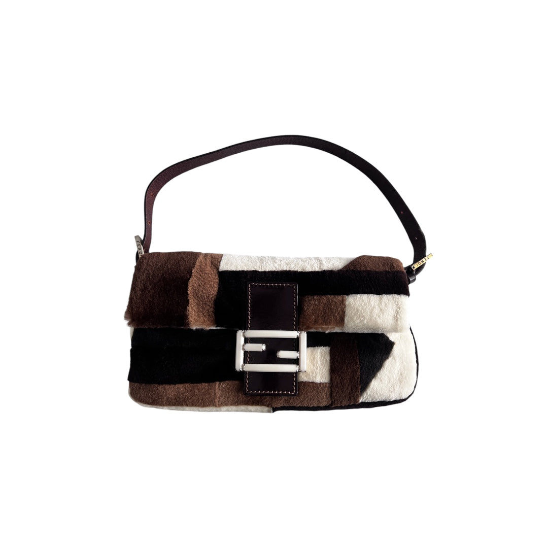 Fendi Special Order Fur Baguette Bag - Luxury Designer Shoulder Purse for Women | Perfect for Evening Parties, Weddings & Special Occasions