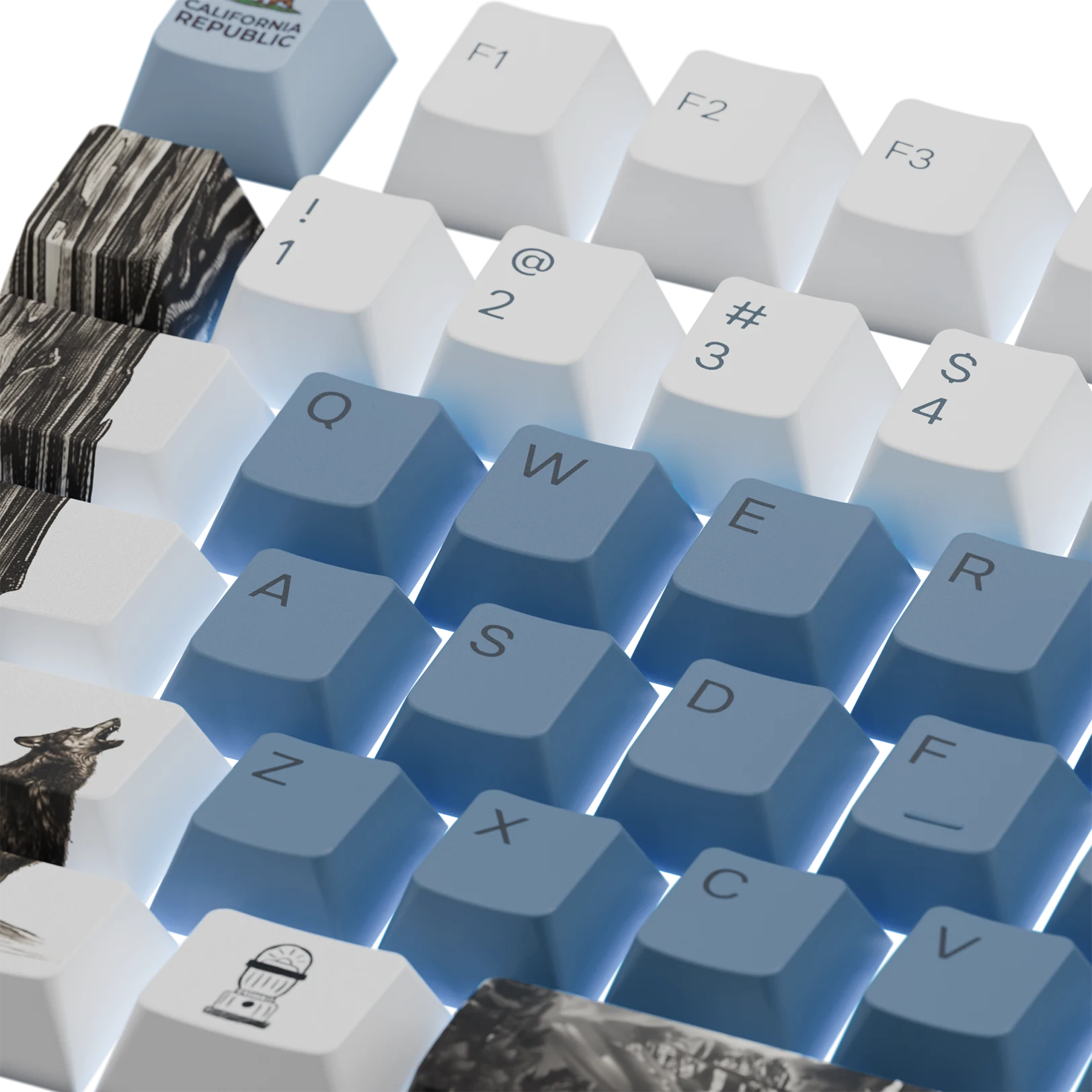 Limited Edition Yosemite Keycaps - Custom Mechanical Keyboard Keycaps for Gaming & Typing - Perfect for PC, Mac, and Office Use