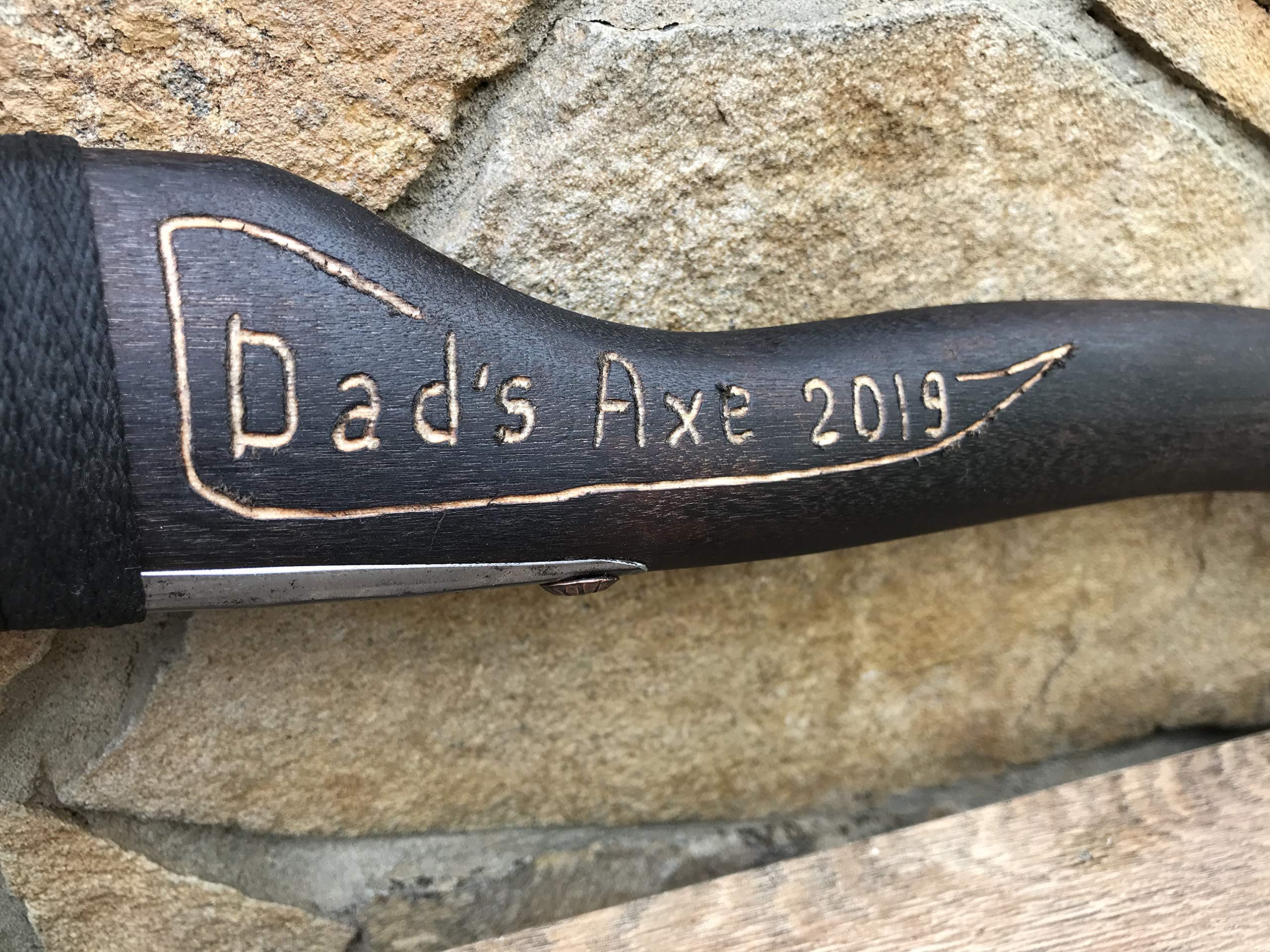 Premium Viking Axe - Handcrafted Medieval Tomahawk & Bearded Axe - Custom Engraved Iron Axe for Men - Unique Gifts for Husband & Dad - Perfect for Wood Carving, Outdoor Adventures & Historical Reenactments