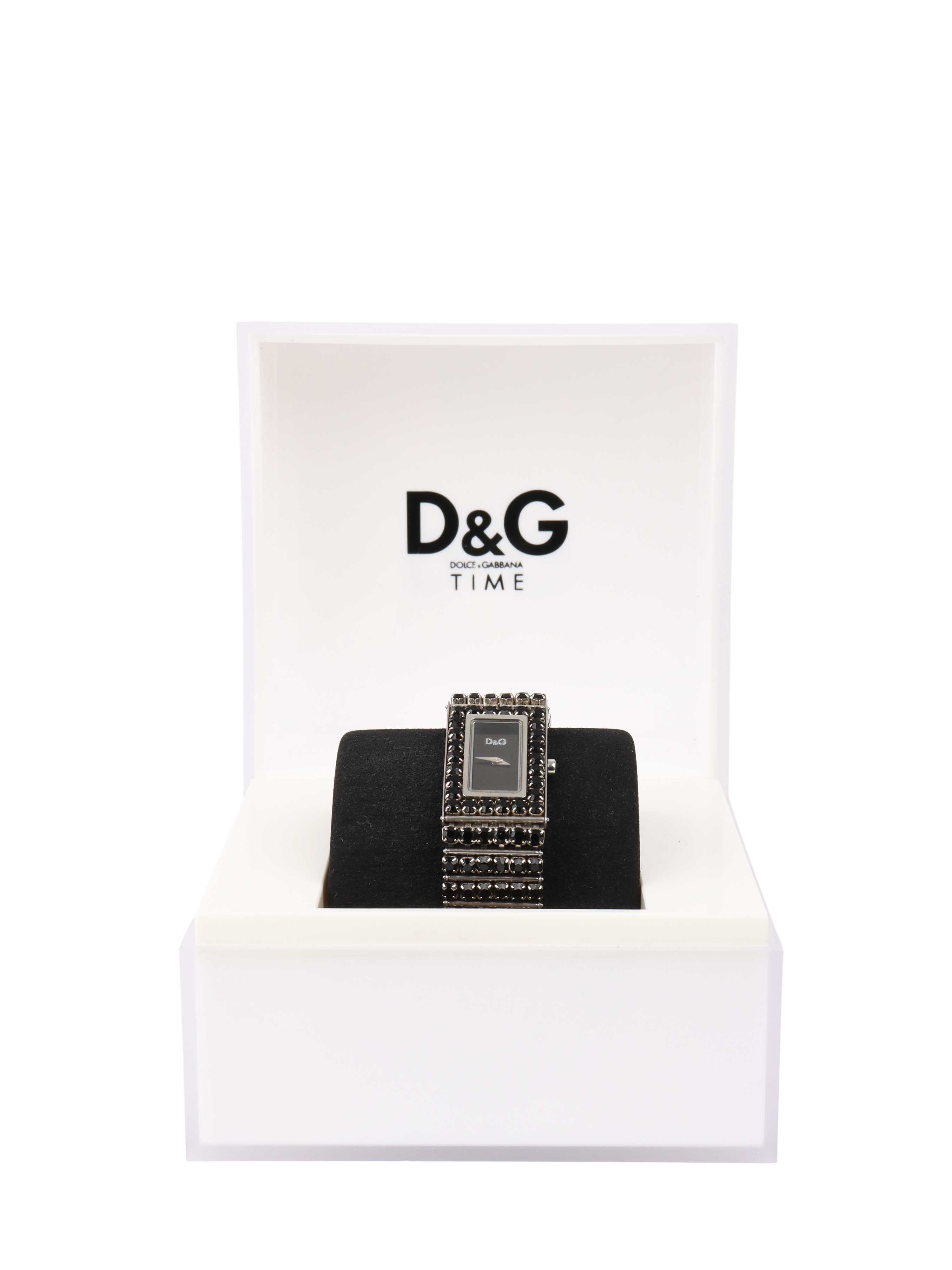 Dolce & Gabbana Black Leather Strap Dress Watch for Women - Elegant Luxury Timepiece for Business, Evening & Special Occasions
