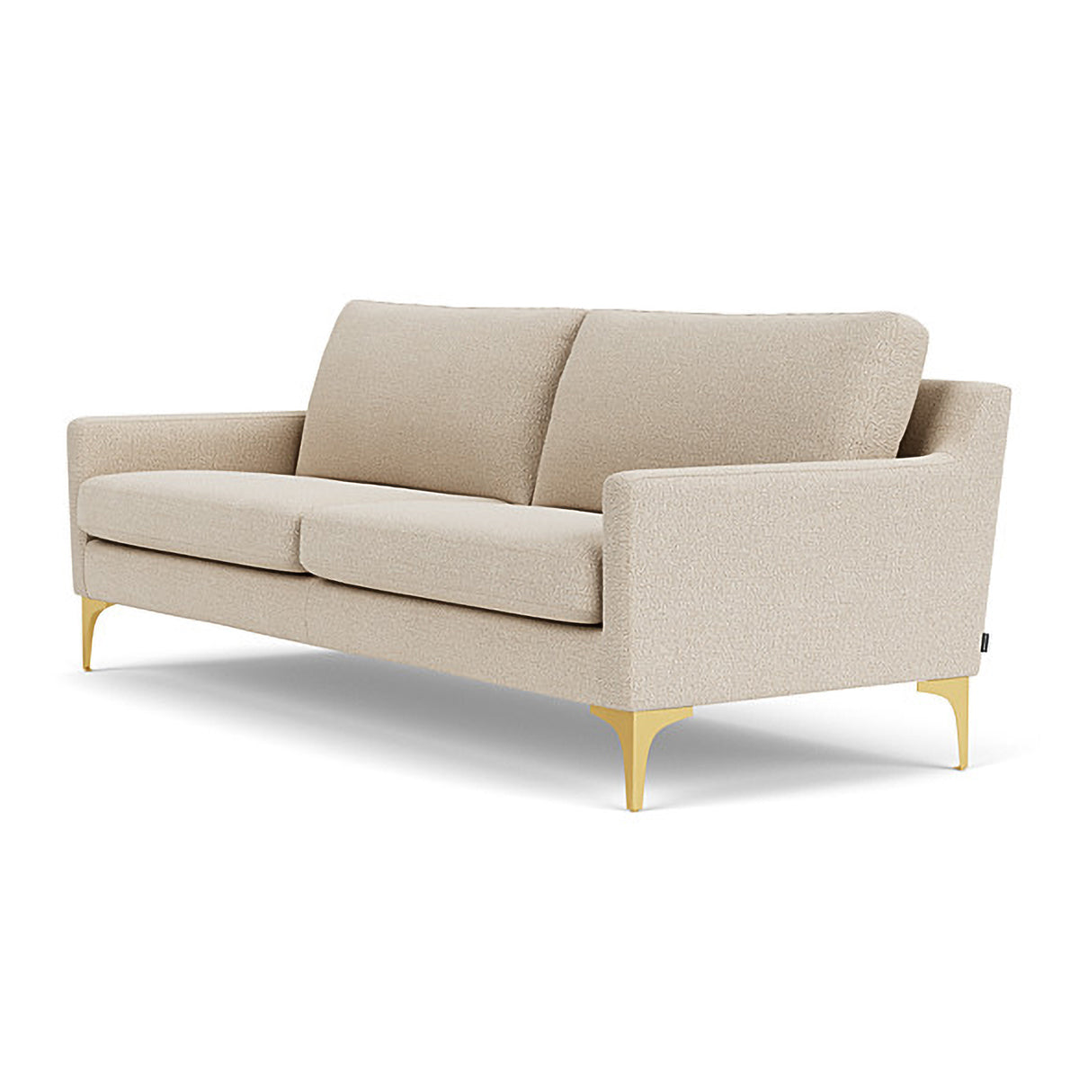 Astha Boucle 3 Seater Sofa - Modern Upholstered Couch with Soft Fabric for Living Room, Lounge & Office | Comfortable Sectional Sofa for Home Decor