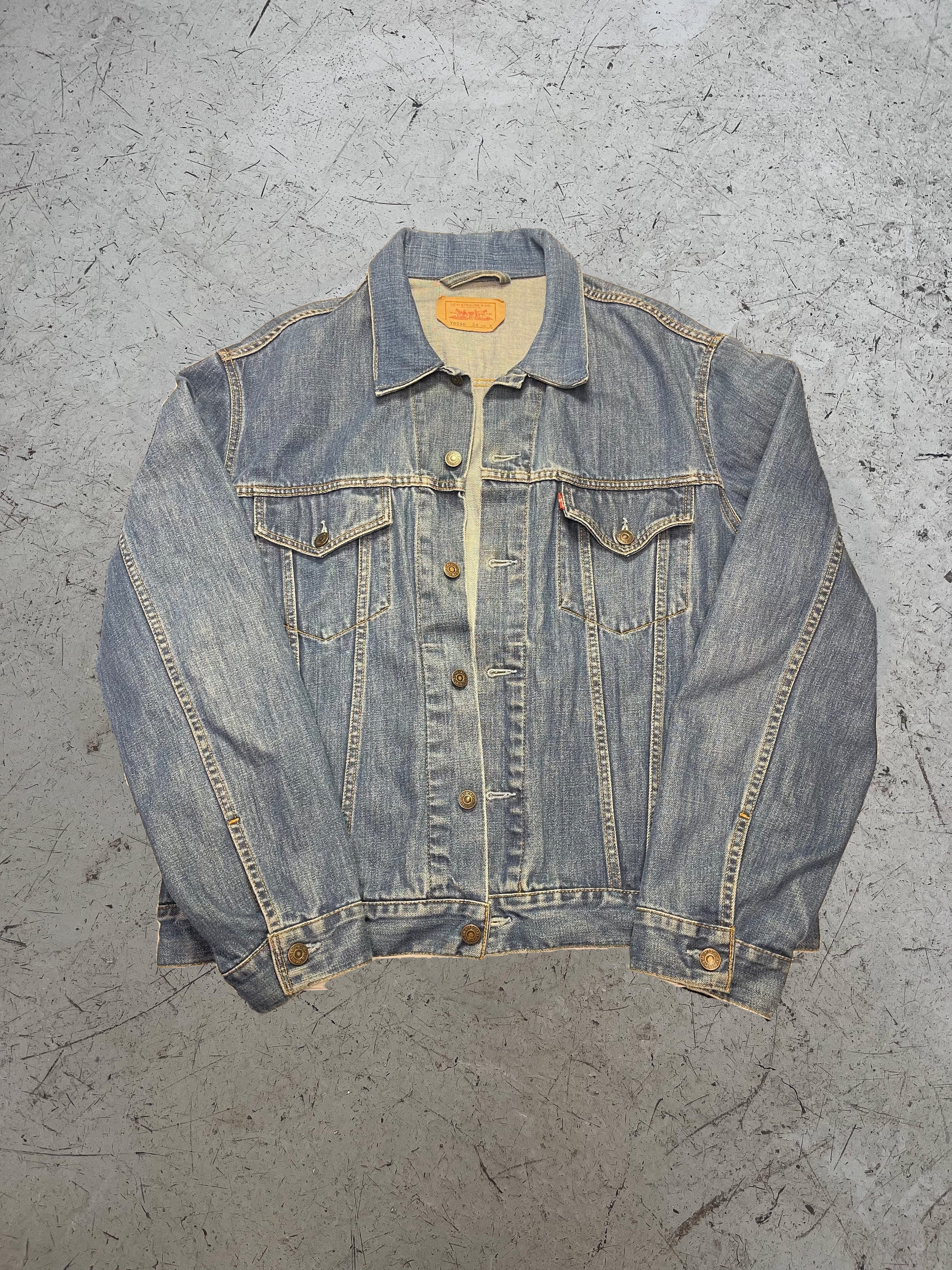 Levi's Women's Denim Jacket - Classic Blue Distressed Vintage Style for Casual Outfits & Layering | Perfect for Fall, Spring & Everyday Wear