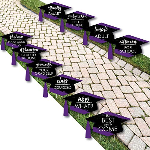 Purple Grad - Yard Sign