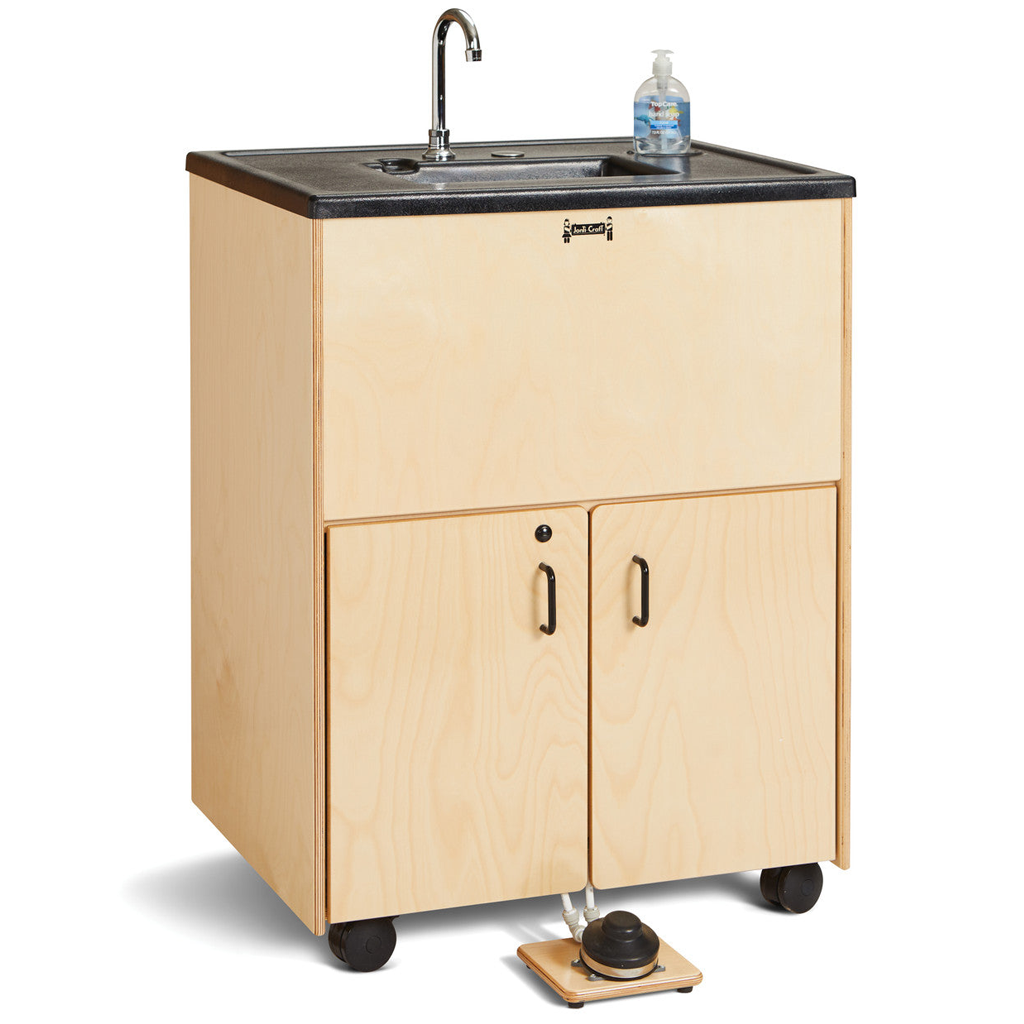 Jonti Craft Clean Hands Helper 1386JC - Antibacterial Hand Sanitizer Station for Kids, Schools & Daycares - Touch-Free Sanitizing Solution for Classrooms, Offices & Public Spaces