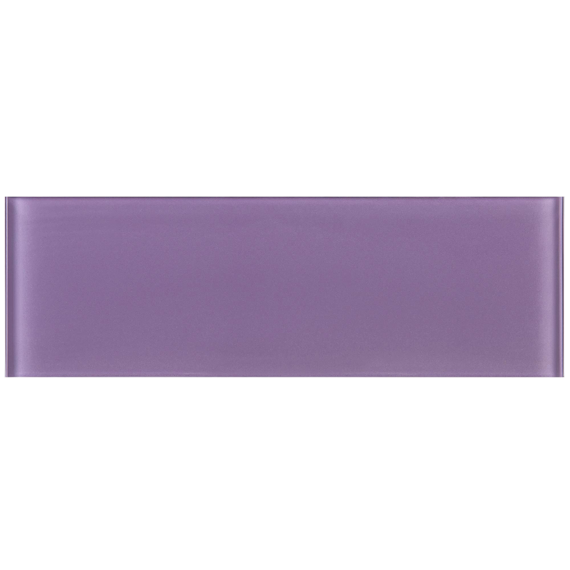 TCSBG-13 4x12 Purple Glass Subway Tile - Premium Kitchen & Bathroom Backsplash Wall Tile (30pcs=10sqft) - Perfect for Modern Home Renovation, Shower Surrounds, and Accent Walls