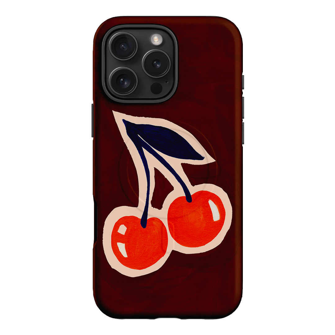 Premium Shockproof Cherry Pattern Phone Case for iPhone & Samsung - Trendy & Durable Protection for Everyday Use & Outdoor Activities