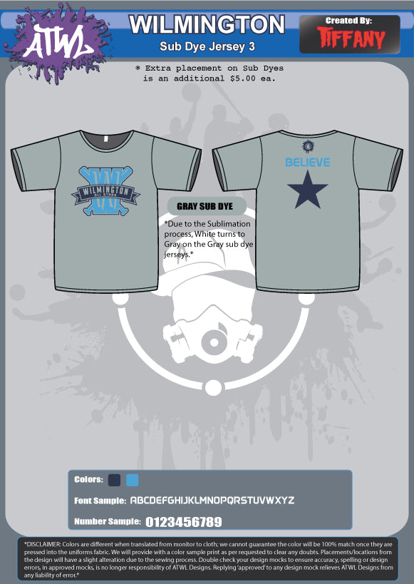 Wilmington Allstars Sublimated Baseball Jersey - Custom Team Uniform for Baseball, Softball & Sports Fans - Perfect for Games, Tournaments & Fan Gear
