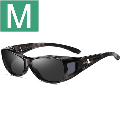 M Size Grey Tortoise Frame Grey
