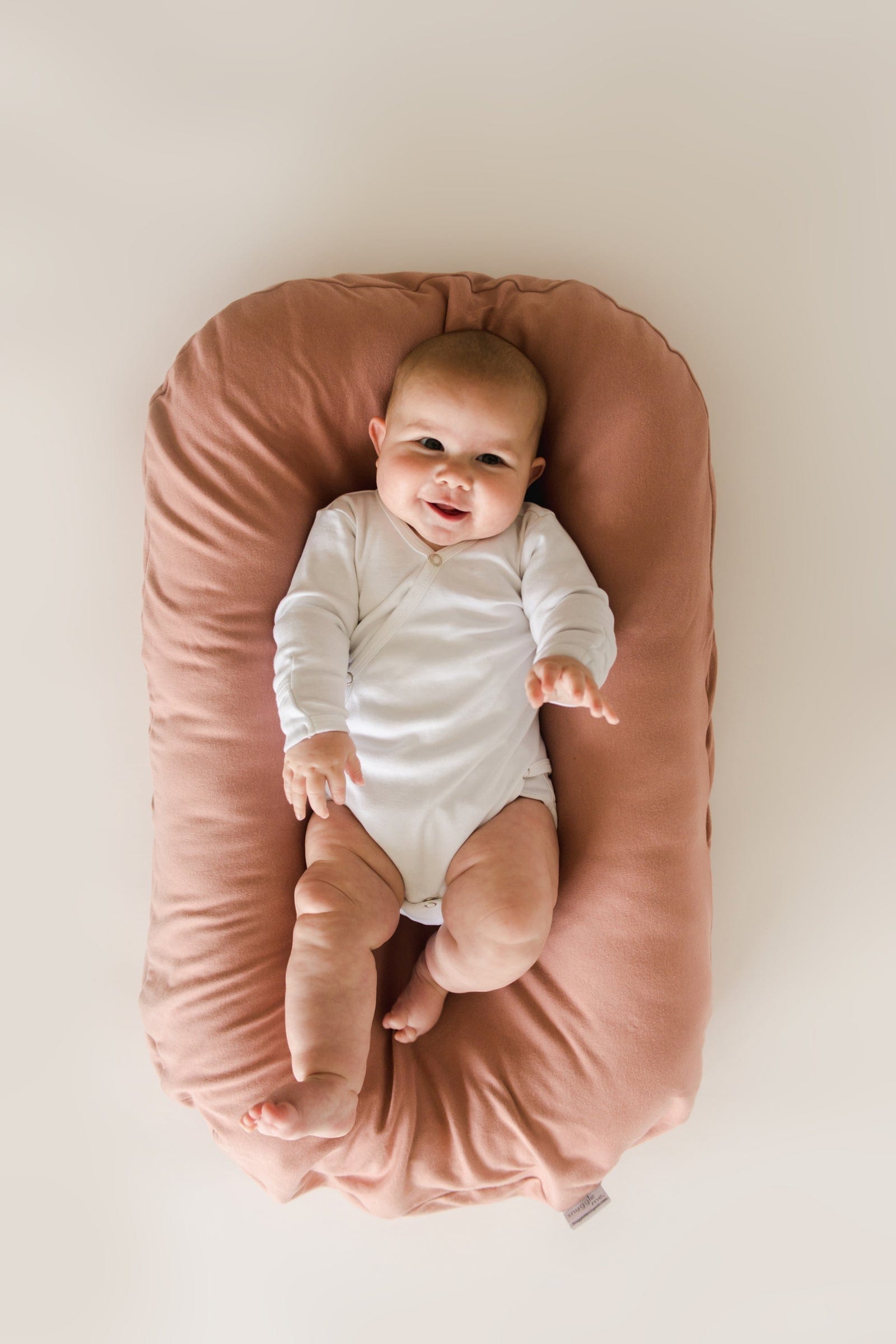 Organic Cotton Cover for Snuggle Me Infant Lounger - Soft & Breathable Baby Nest Cushion Protector - Perfect for Nursery, Playtime & Co-Sleeping