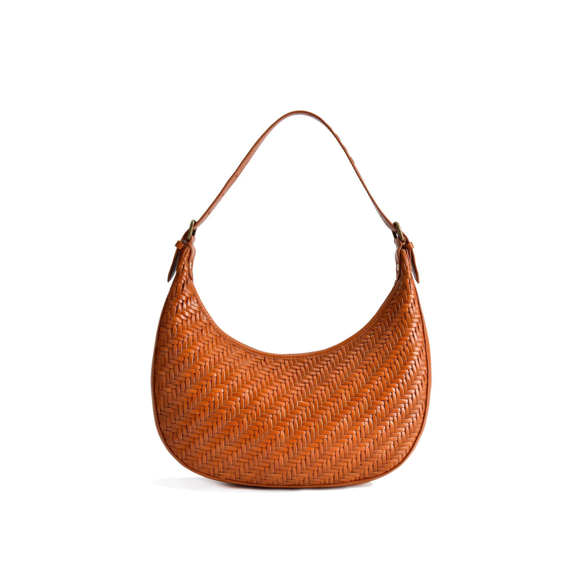 Handwoven Crescent Shoulder Bag for Women - Boho Crossbody Purse with Adjustable Strap - Perfect for Travel, Shopping & Everyday Use