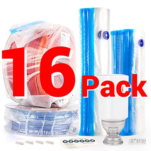 Automatic Pumps Vacuum Bags Kit 16 Pack