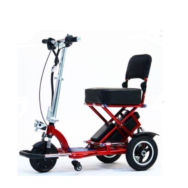 Enhance Mobility Triaxe Sport T3045 3 Wheel Mobility Scooter for Adults - Lightweight & Portable Electric Scooter for Seniors, Travel, Shopping, and Outdoor Activities