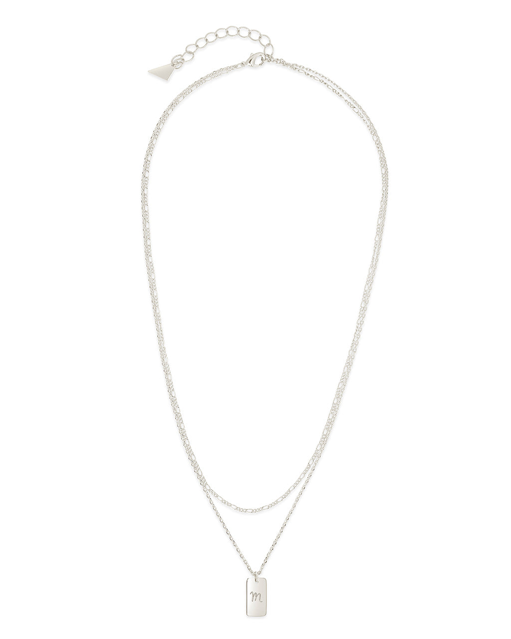 Layered Chain Necklace for Women - Initial Pendant Necklace, Dainty Gold & Silver Jewelry Gift for Her - Perfect for Everyday Wear, Date Night & Special Occasions