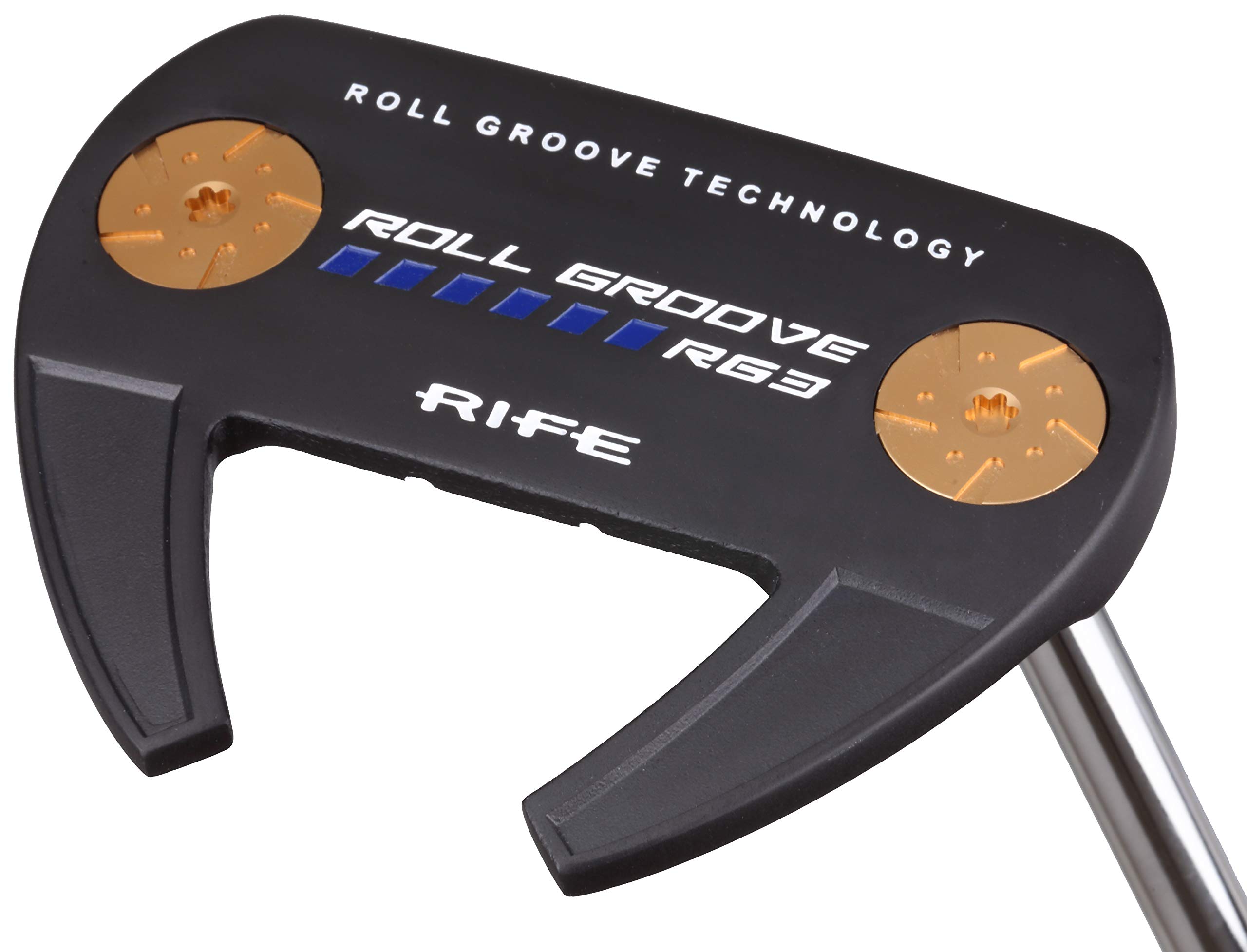 RG3 Winged Mallet Putter with Roll Groove Technology - Precision Milled Face for Perfect Weight Distribution & Balance | Right-Handed Golf Club for Improved Putting Accuracy on Greens