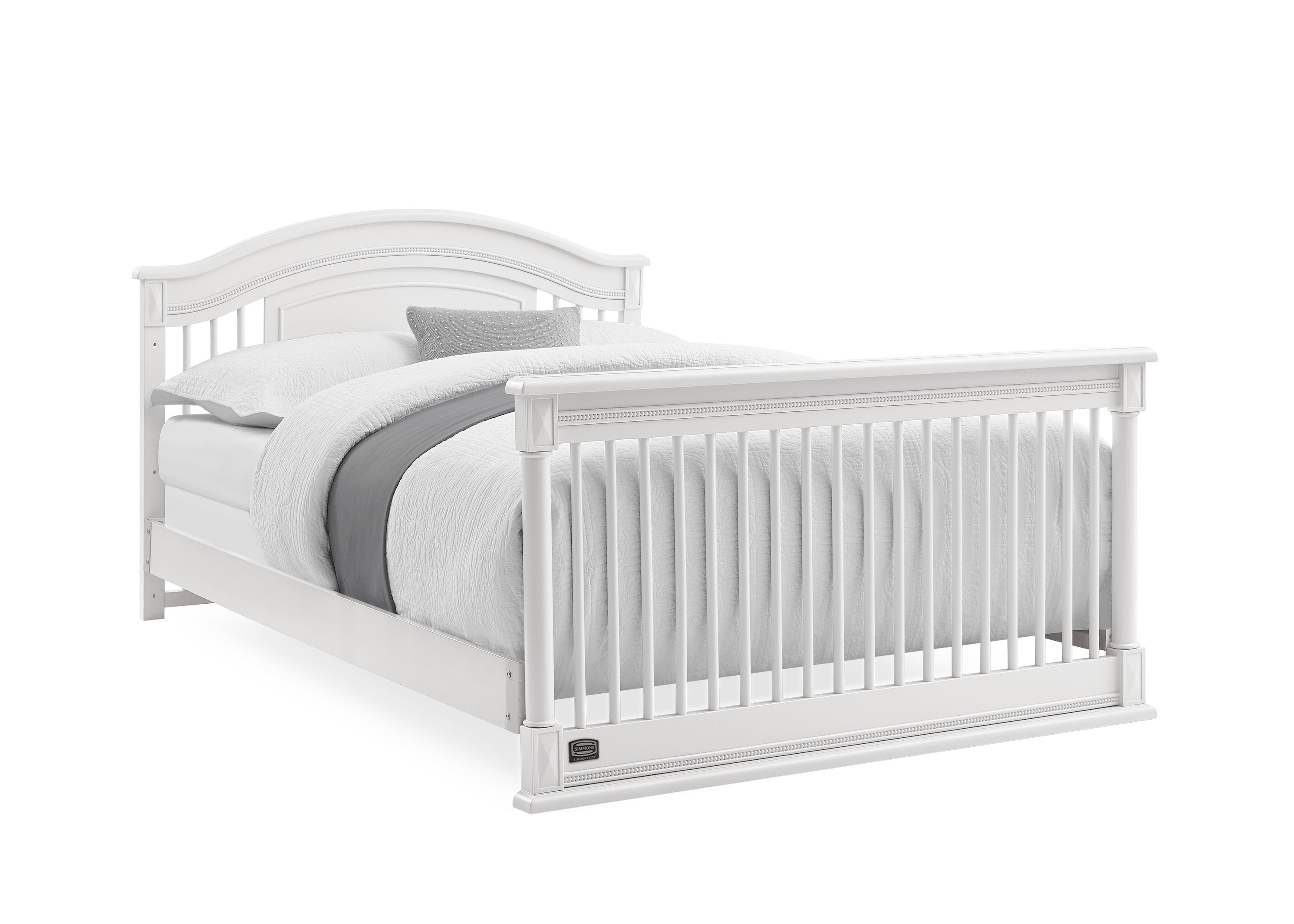 Juliette 6-in-1 Convertible Crib - Baby Crib to Toddler Bed, Daybed & Full Size Bed - Safe Nursery Furniture for Boys & Girls - Perfect for Newborns, Infants & Growing Kids