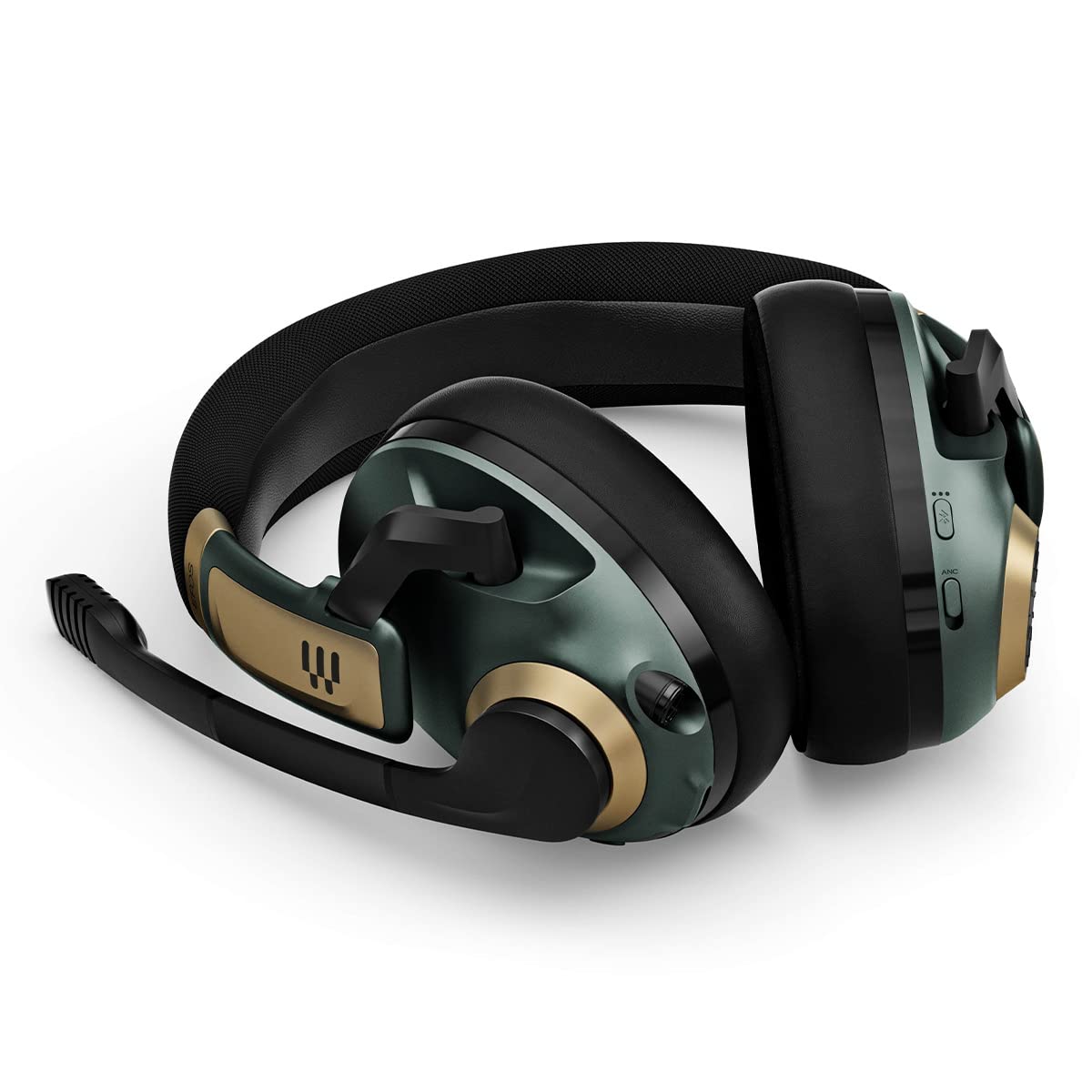 EPOS H3Pro Hybrid Gaming Headset with Microphone - Wireless Bluetooth Headphones for PC, PS5, Xbox - Noise Cancelling, Adjustable, Surround Sound - Perfect for Gaming, Streaming & Online Meetings (Racing Green)