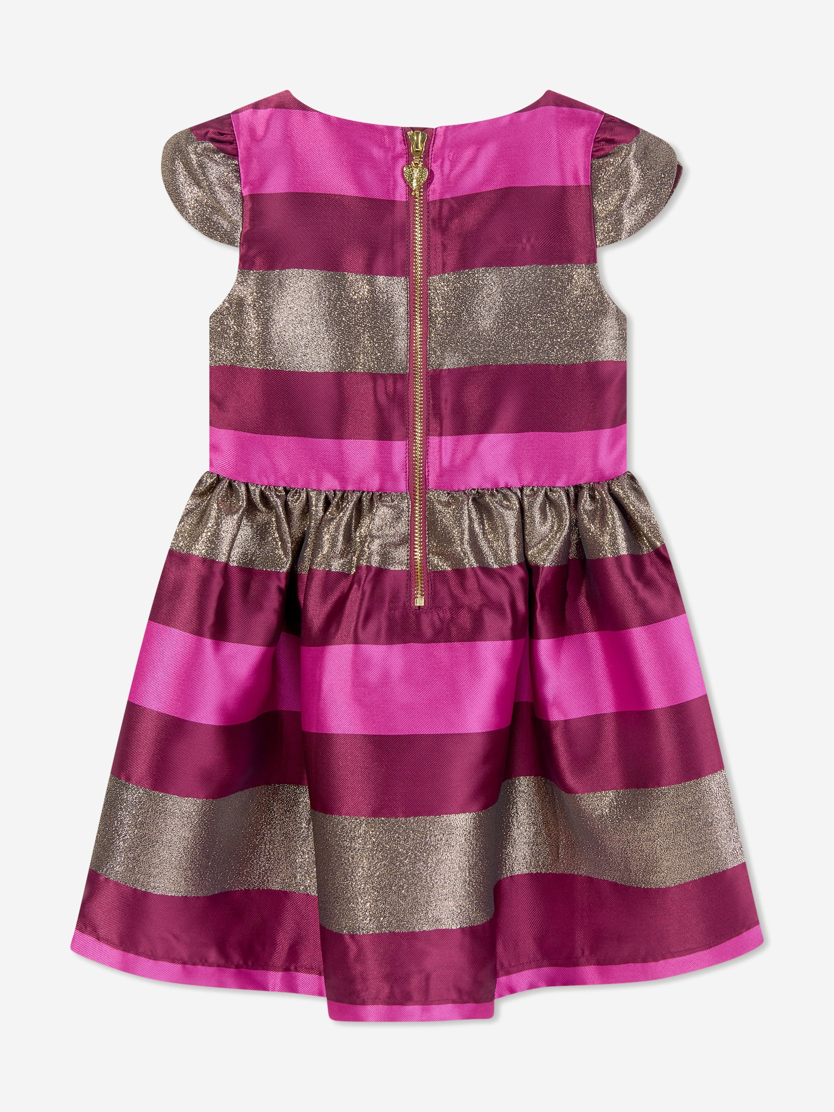 Angels Face Girls Desiree Striped Dress - Pink Floral Summer Dress for Toddler Girls | Perfect for Birthday Parties, Photo Shoots & Special Occasions