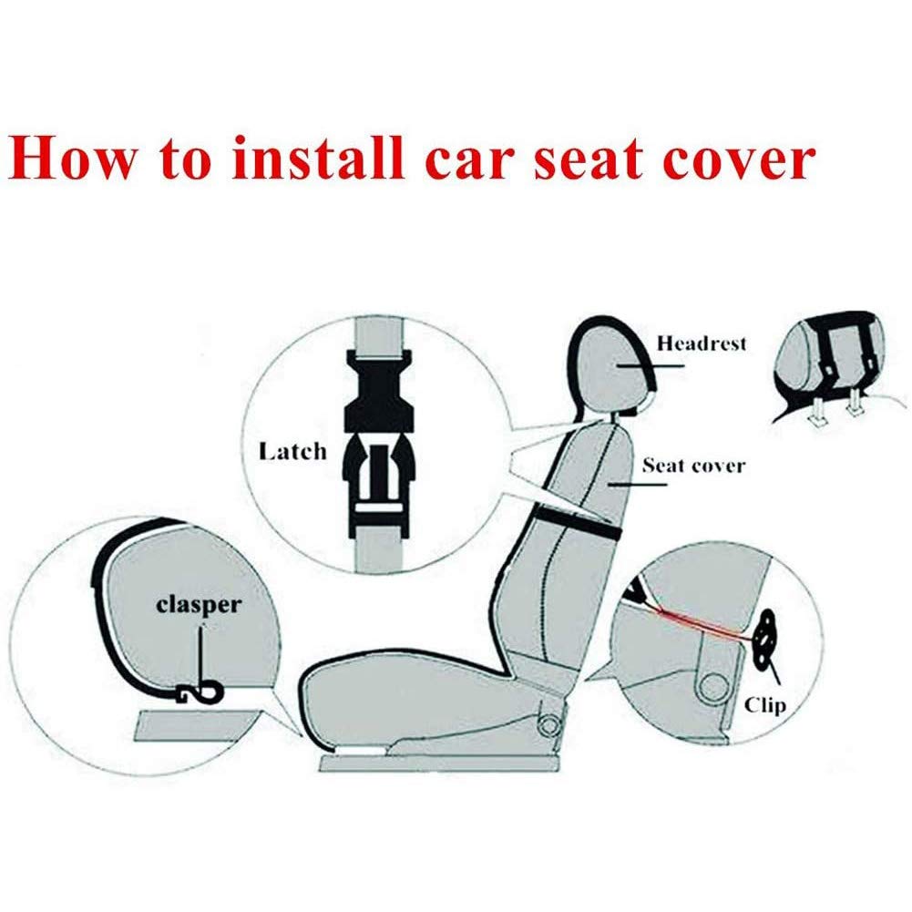 1Pack Genuine Australian Sheepskin Seat Cushion Cover - Winter Warm Luxury Long Wool Car Seat Protector - Universal Fit for Front Seats (Pure Black) - Perfect for Cold Weather Commuting & Long Road Trips