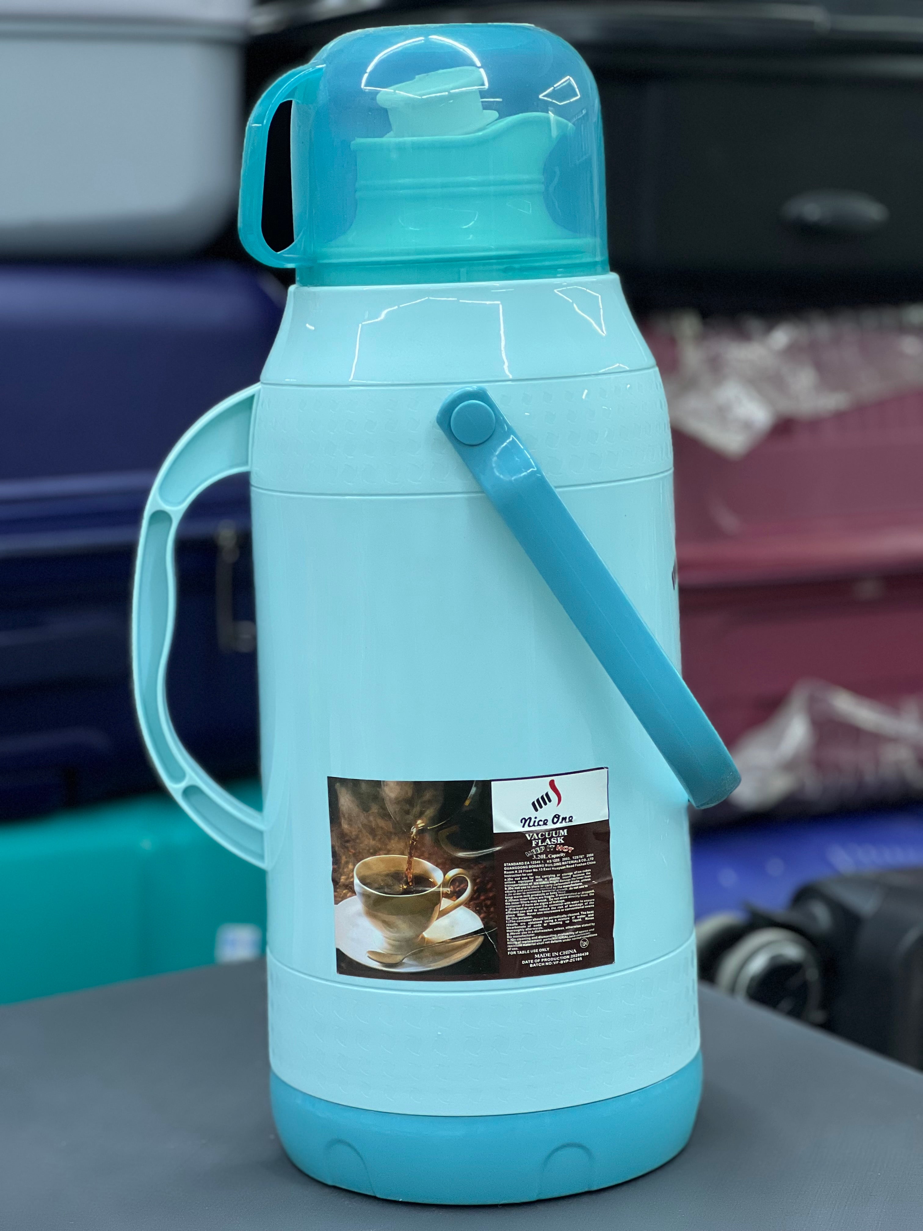 Premium Stainless Steel Thermos Flask #007 - Double Wall Vacuum Insulated, 24-Hour Hot & Cold Retention - Perfect for Travel, Camping, and Office Use