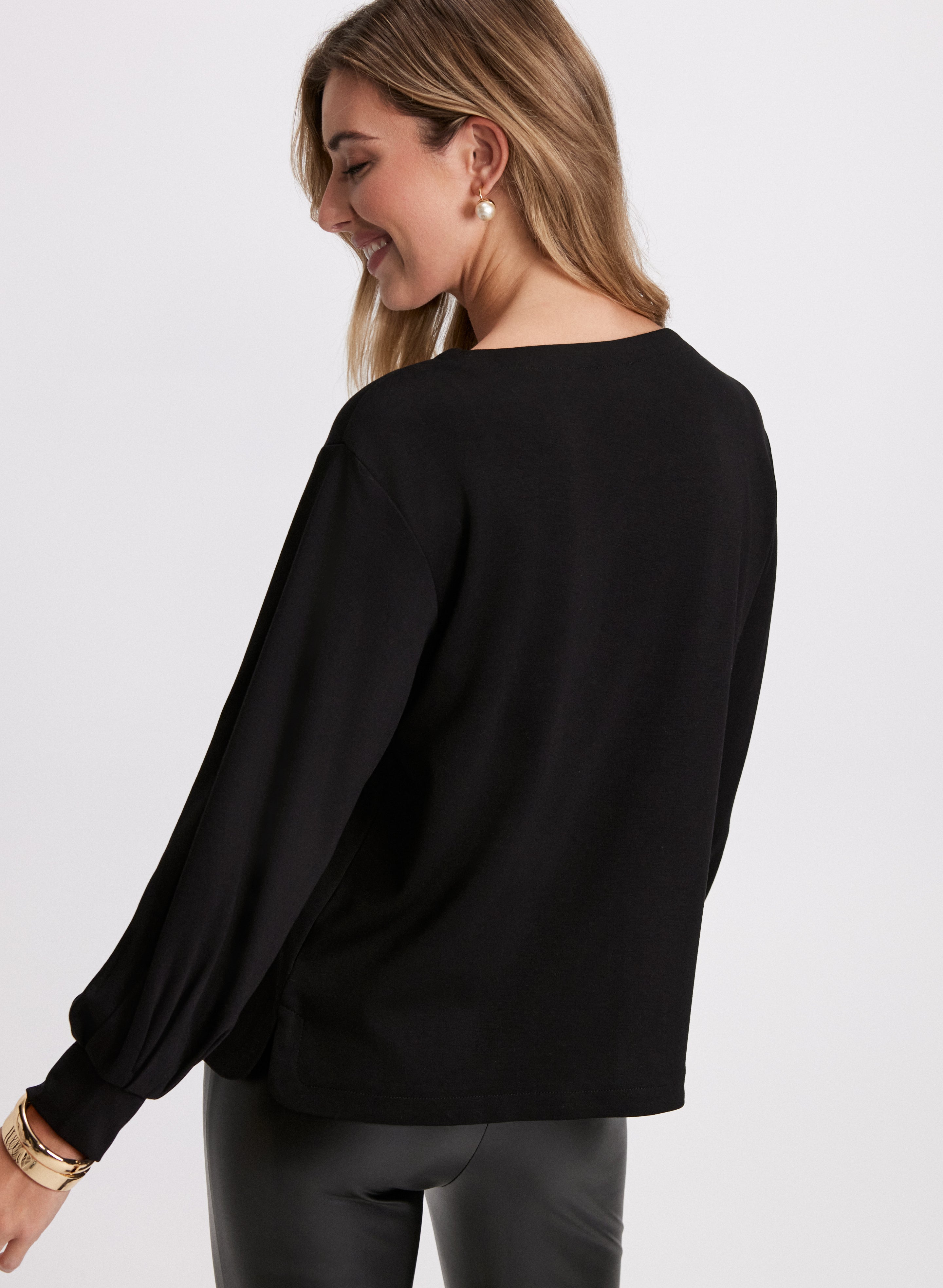 Floral Embroidered Women's Blouse - Elegant Floral Pattern Summer Tops for Casual Wear & Date Night Outfits