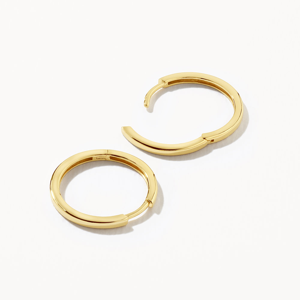 10k Gold Charm Hoop Earrings for Women - Elegant Dainty Jewelry for Everyday Wear & Special Occasions