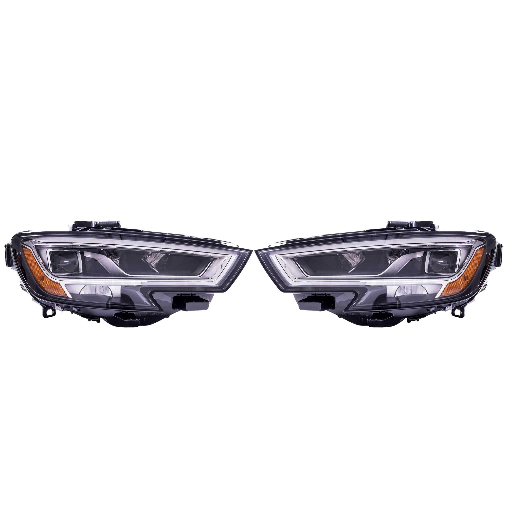 Premium LED Headlight Bulbs for Audi A3 & S3 - Pair Set with Bright White Light - Upgrade for Premium Plus & Prestige Models - Perfect for Night Driving & Enhanced Visibility