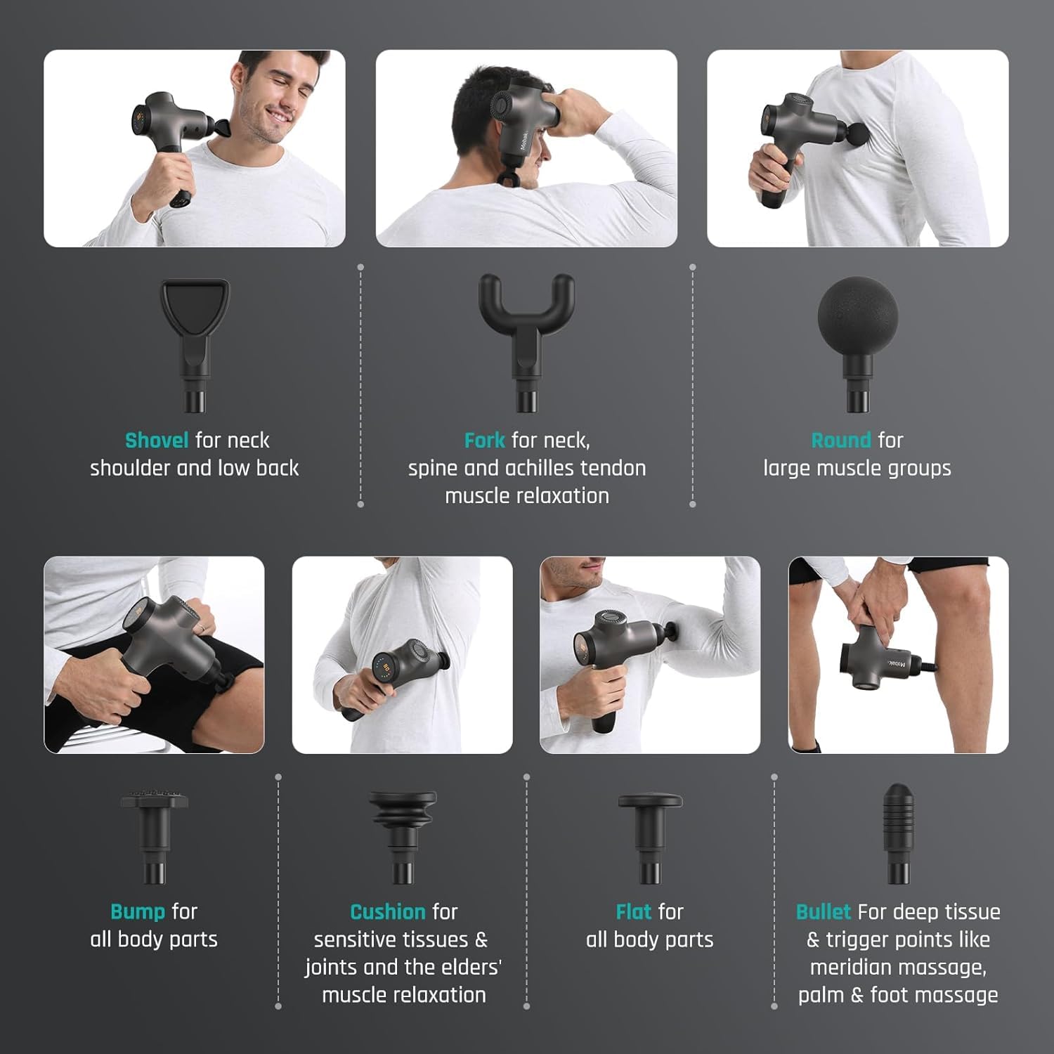 **Mebak 3 Deep Tissue Massage Gun for Athletes – Professional Percussion Muscle Massager for Shoulder, Leg, Back & Body Pain Relief – Quiet & Portable Sports Massage Gun – Perfect Gift for Men – Ideal for Post-Workout Recovery & Relaxation**